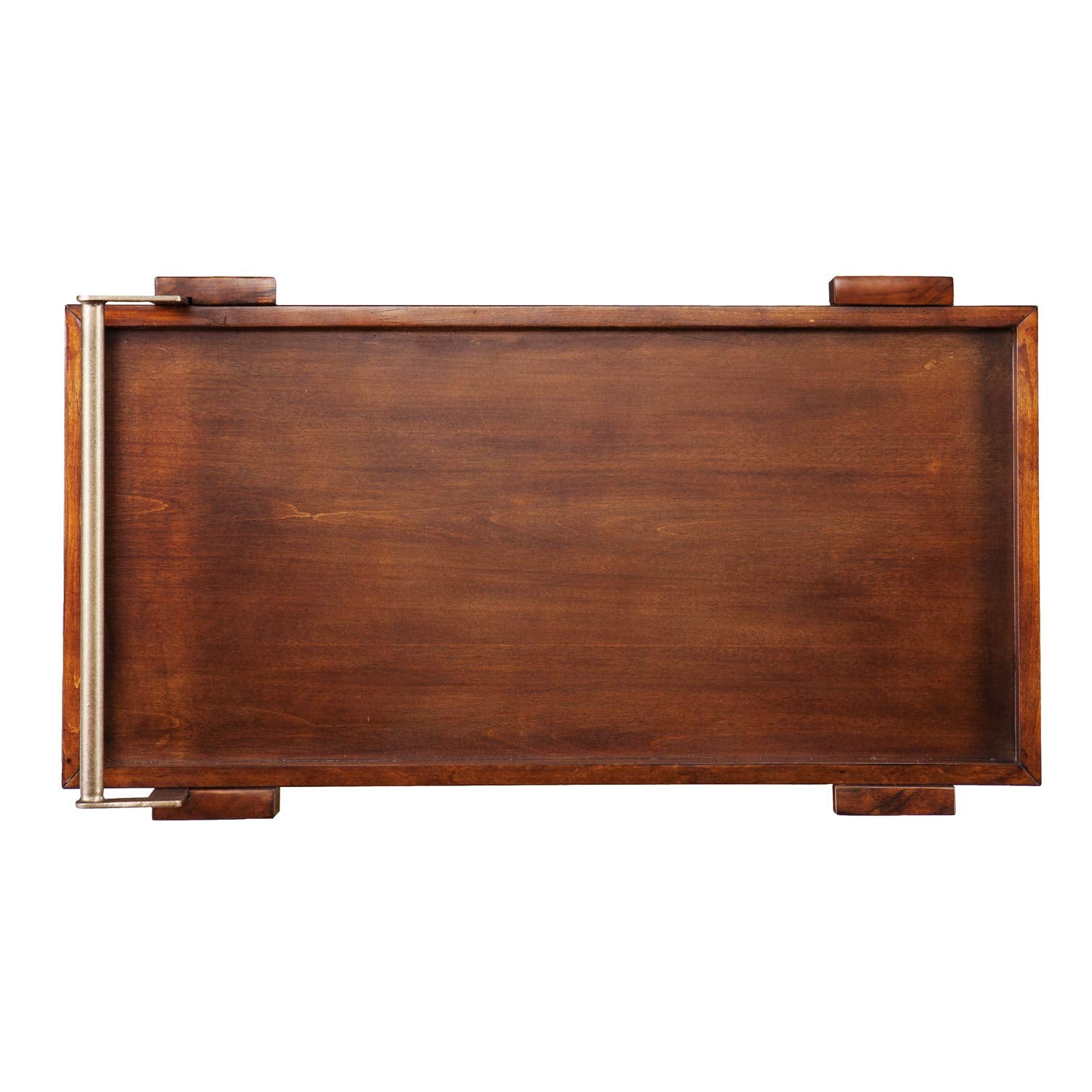 Zhori Midcentury Modern 3-Tier Bar Cart