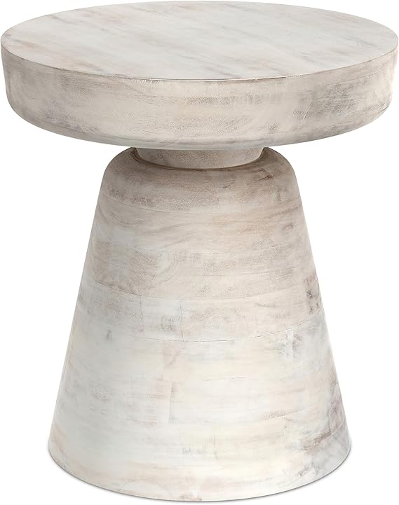 Robbie Solid Mango Wood Accent Table
