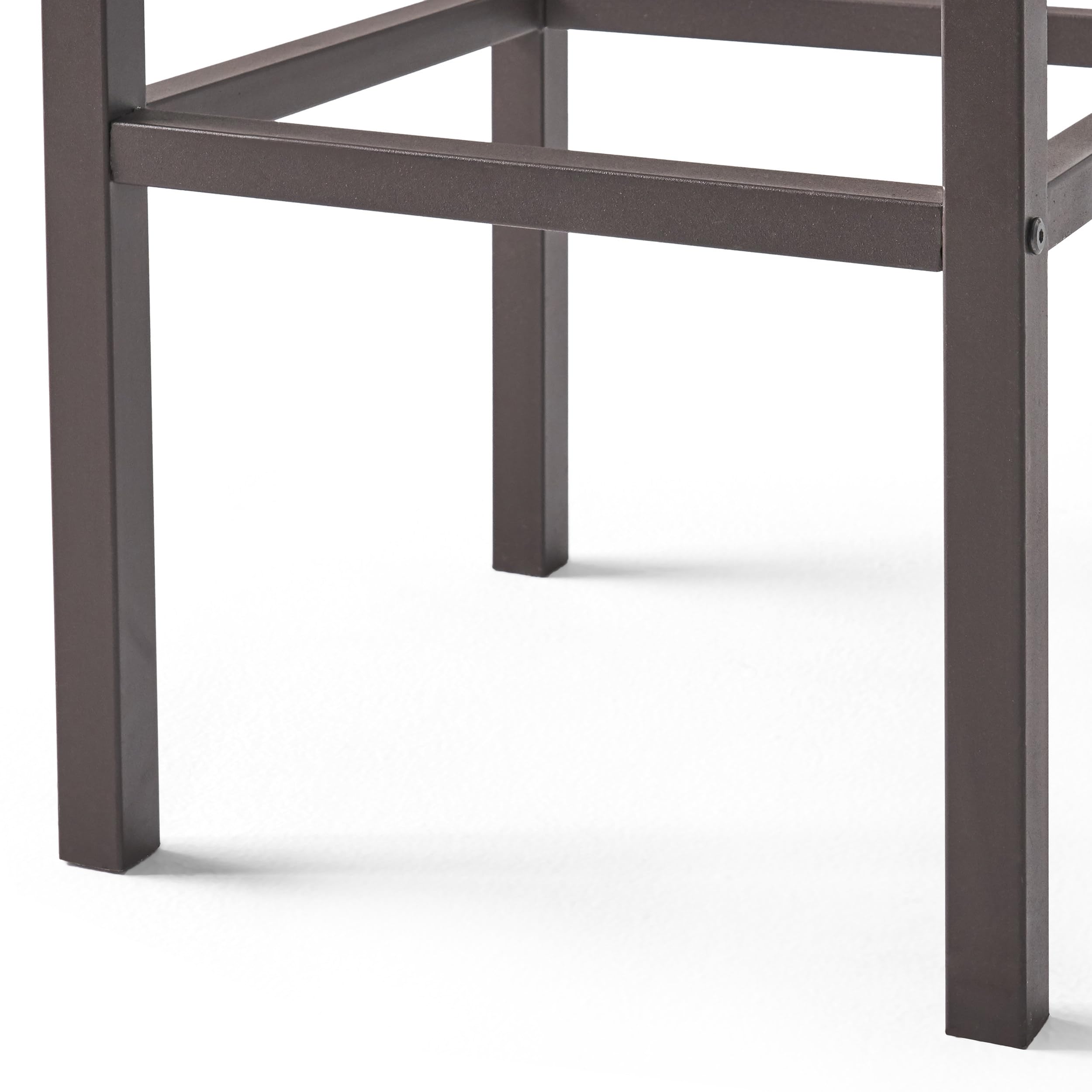 Acacia Wood 3 Piece Bar Set with Storage