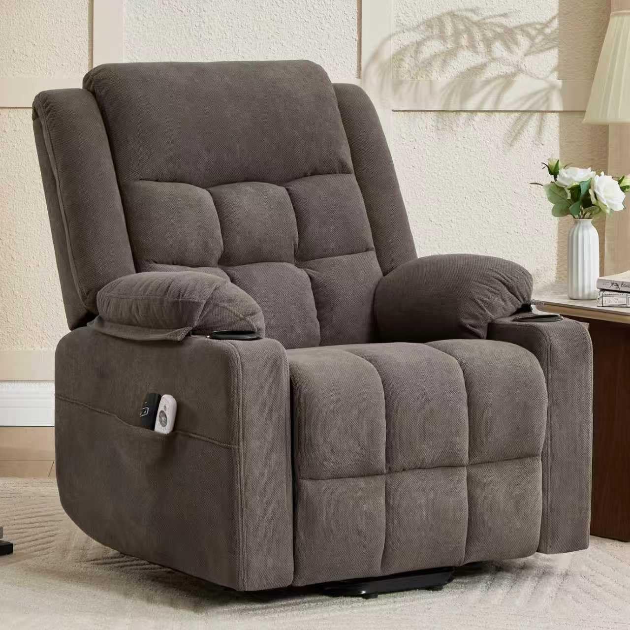Electric Power Lift Recliner Chair with Massage and Heat