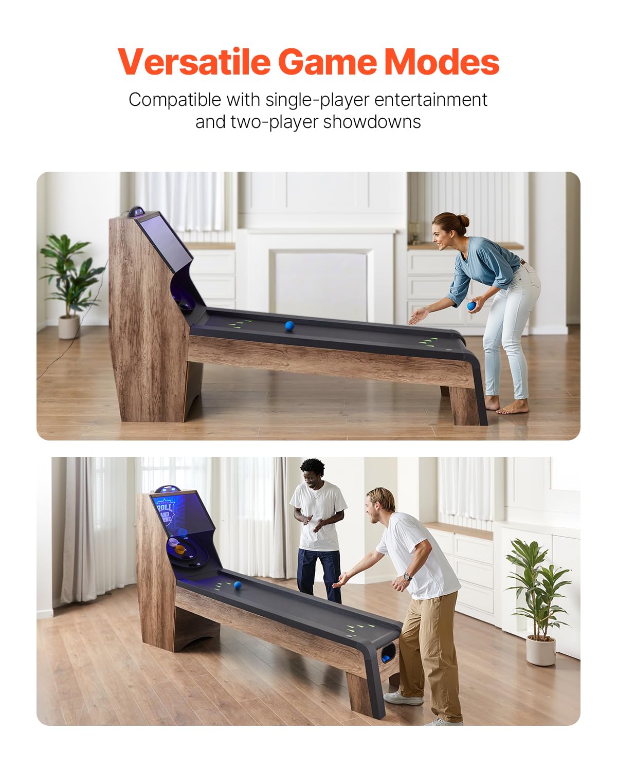 9' Roll and Score Arcade Game Table