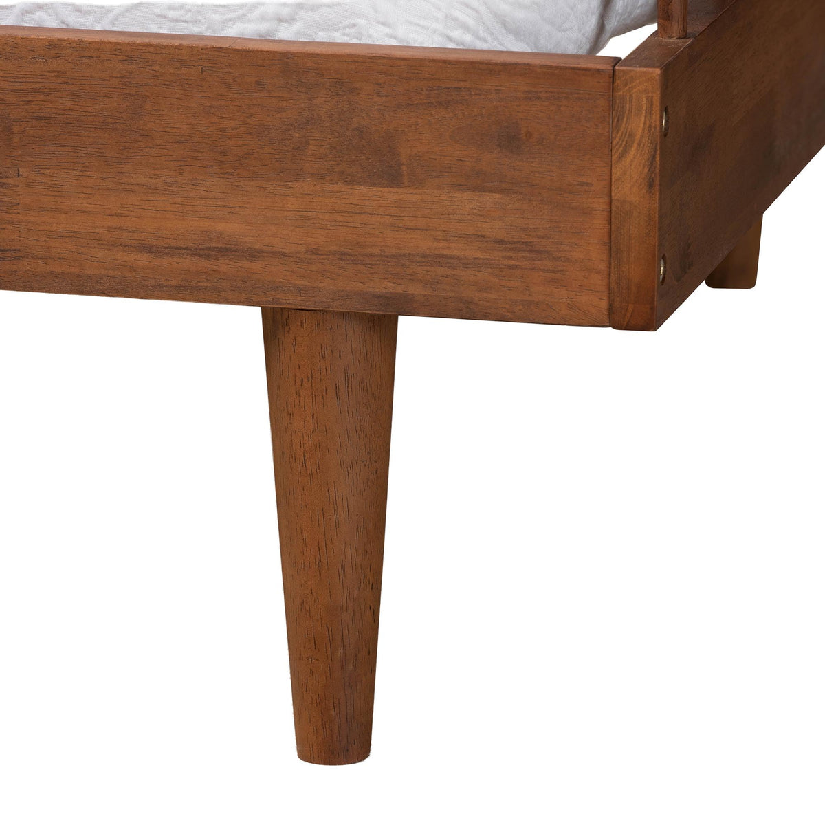 Mid-Century Modern Ash Walnut Twin Daybed