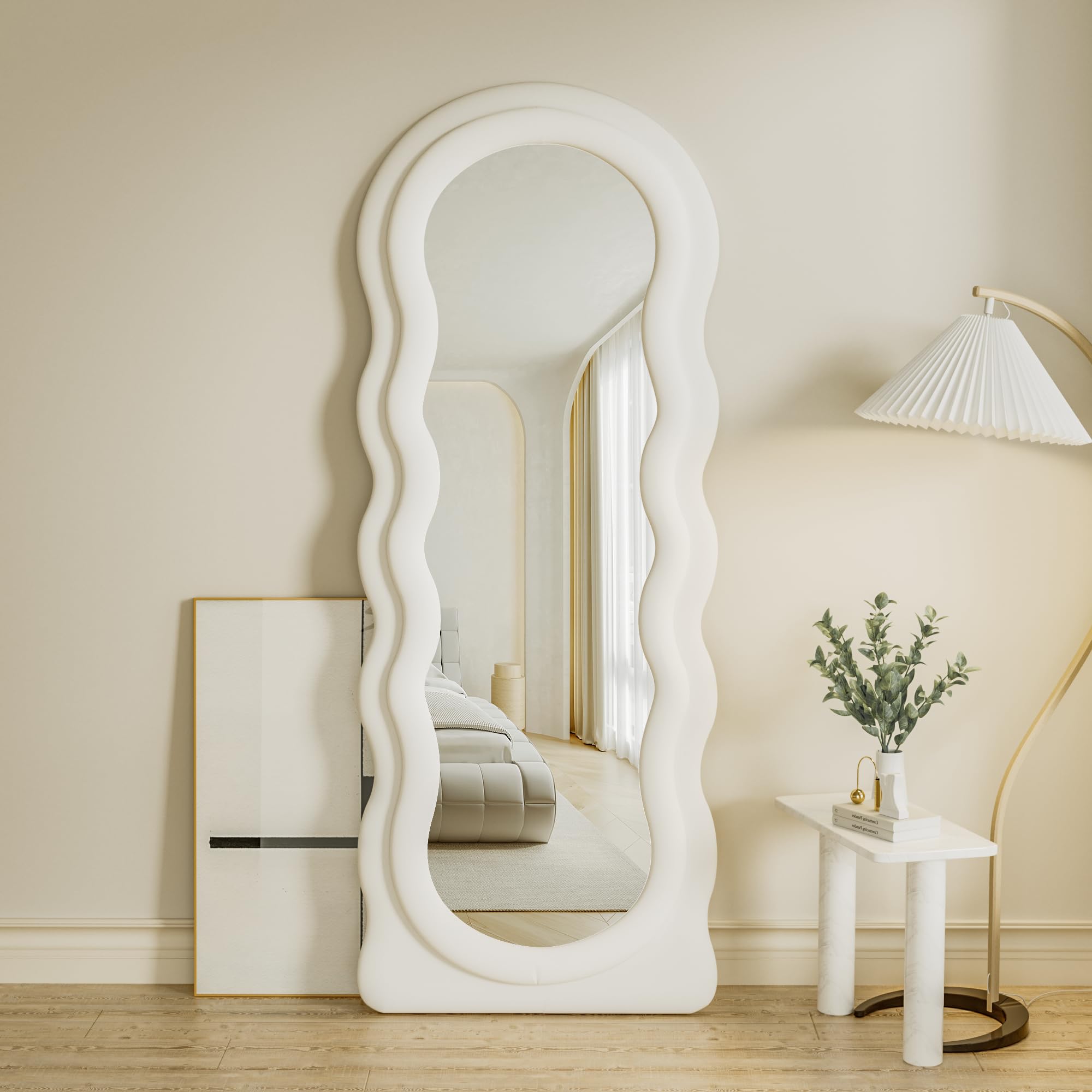 Wavy Full Length Mirror 63x24