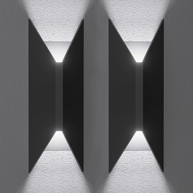 LED Outdoor Wall Sconce with 5 Color Temperature Settings