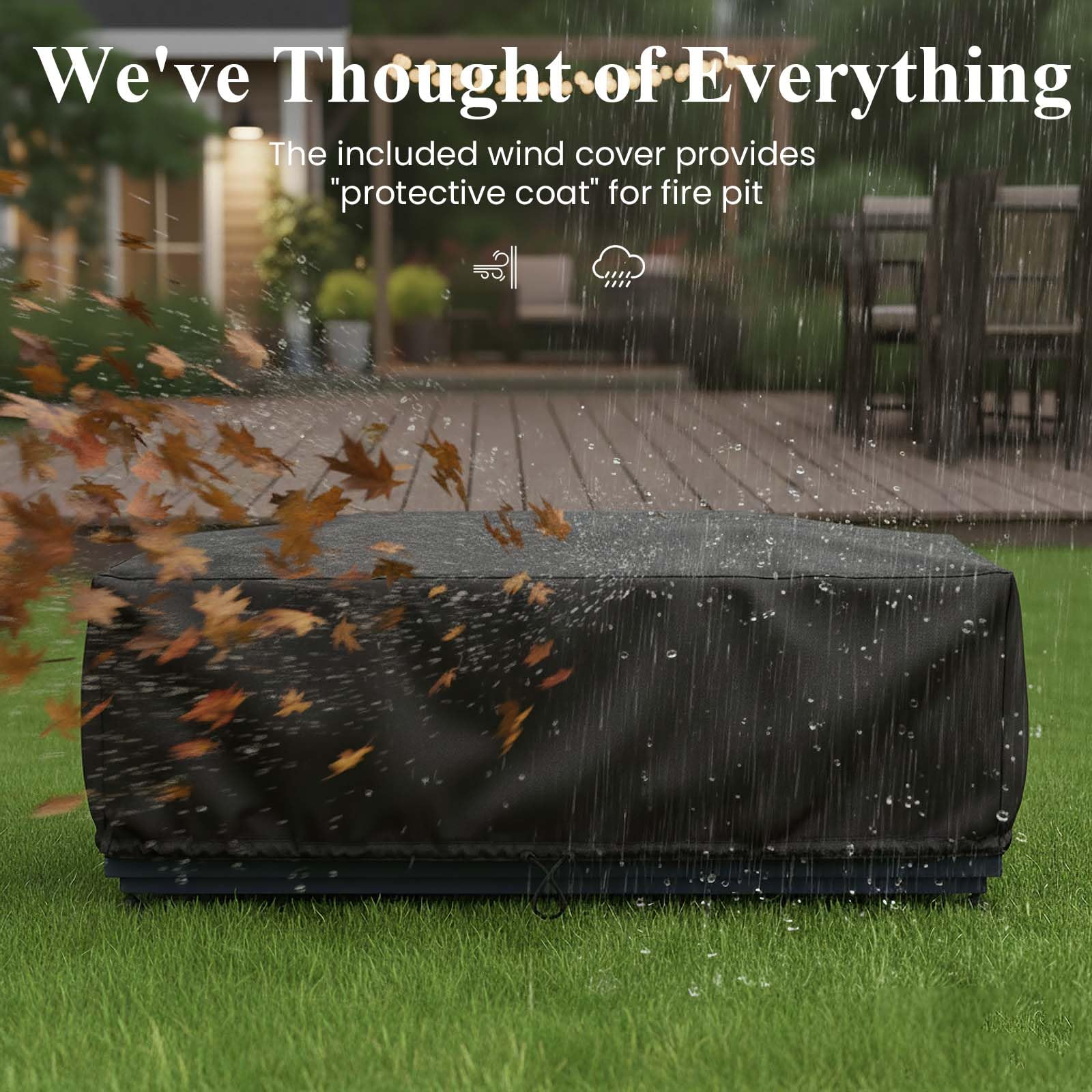 42 Inch Outdoor Fire Pit Table