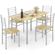 47-Inch Dining Table Set for 4 with Chairs
