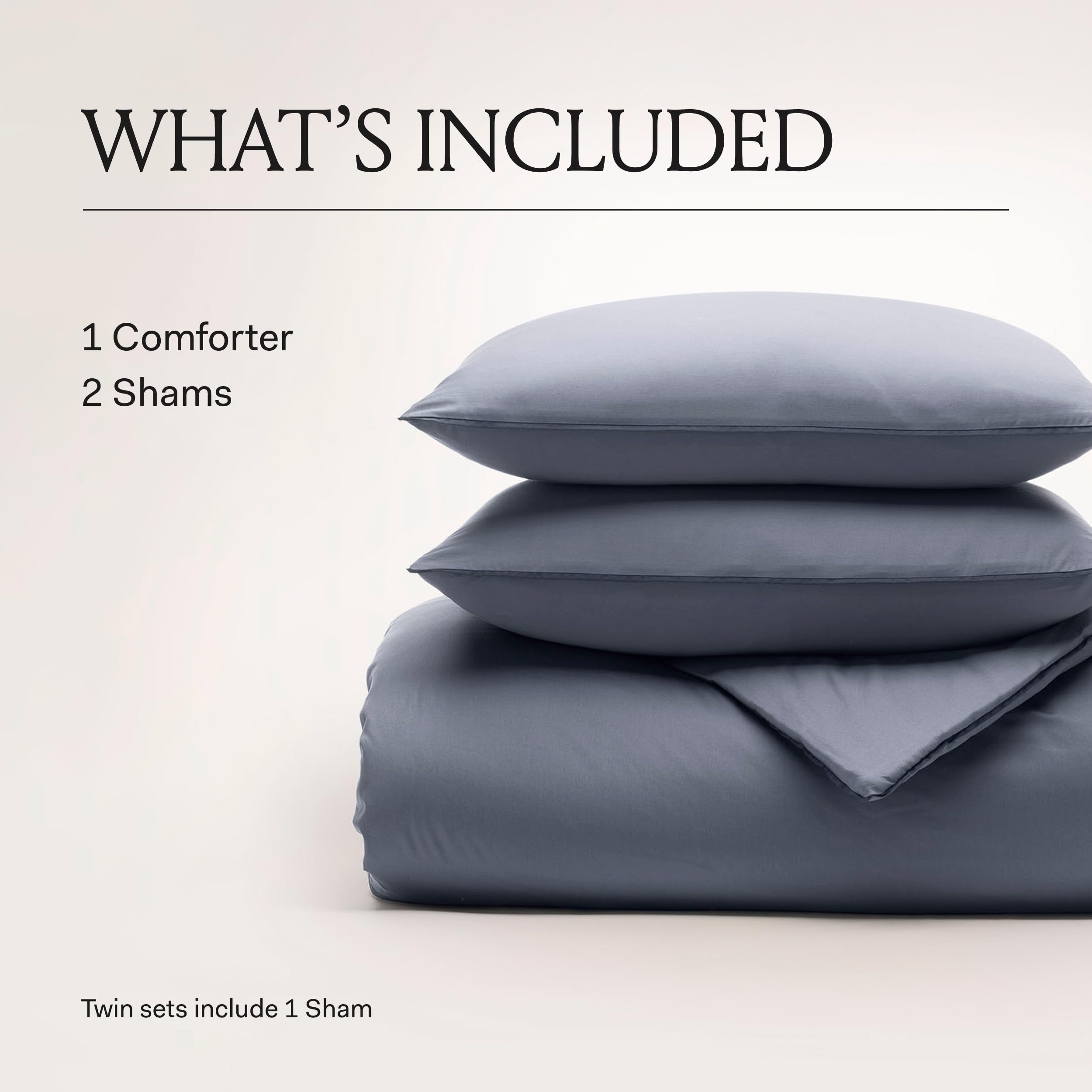 Organic Cotton Comforter Set King 3 Piece
