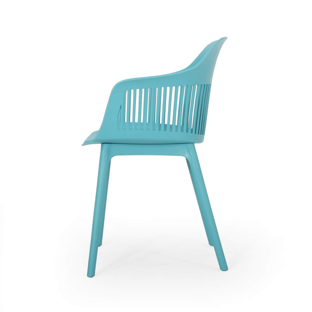 Outdoor Dining Chair Set of 4 Teal