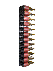 Wall Mounted Metal Wine Rack - 24 Bottle Holder