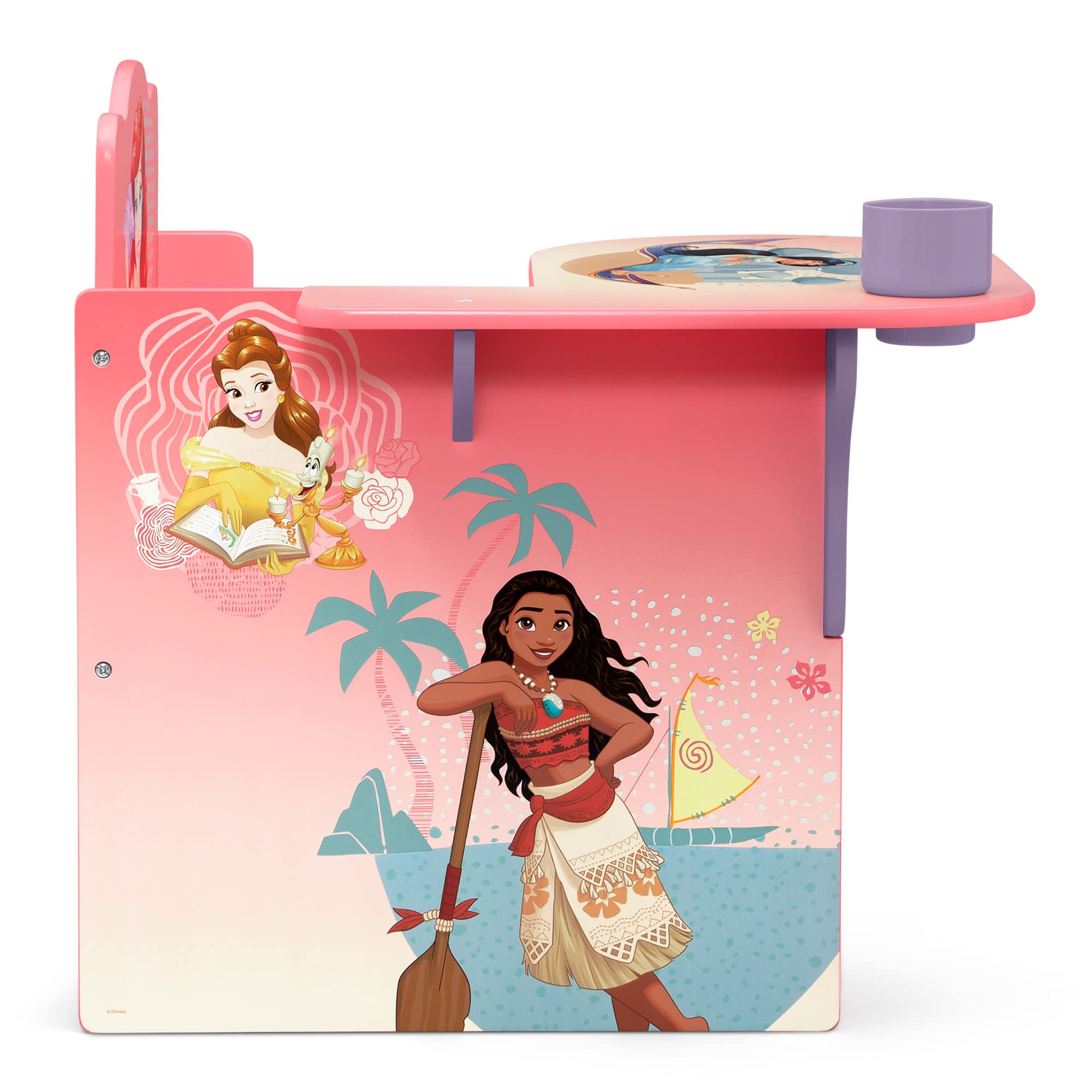 Princess Chair Desk with Storage Bin