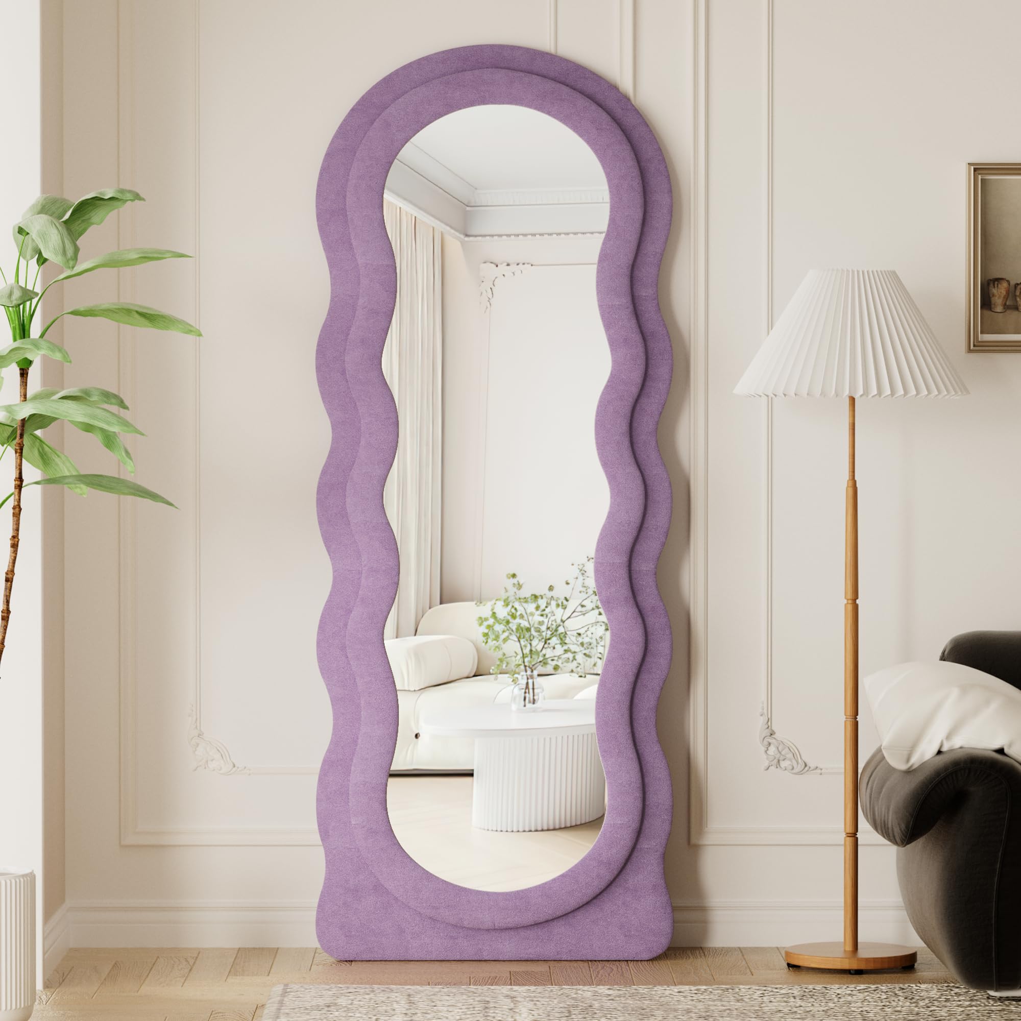 Wavy Full Length Mirror 63x24