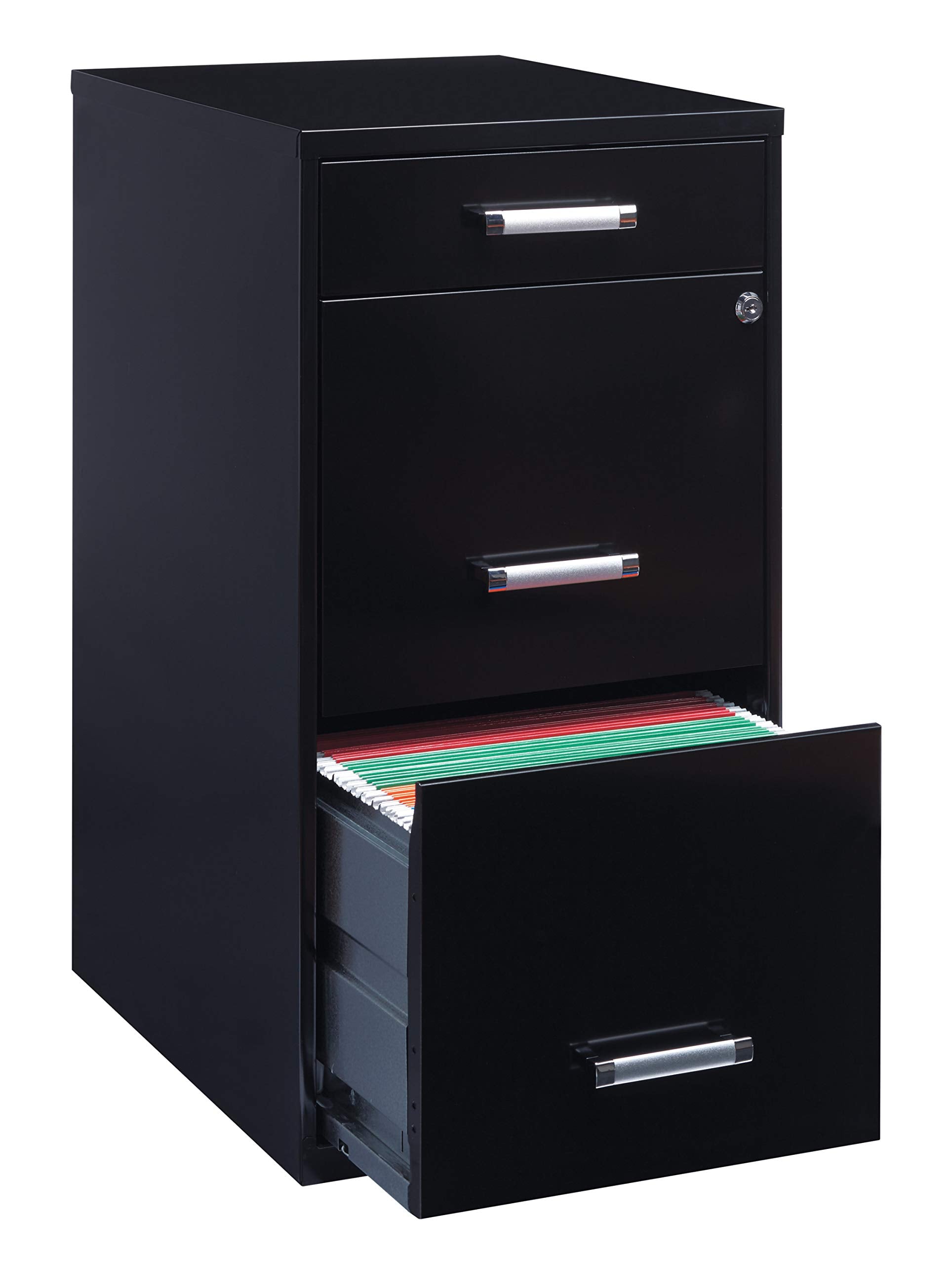 3-Drawer Metal File Cabinet with Lock