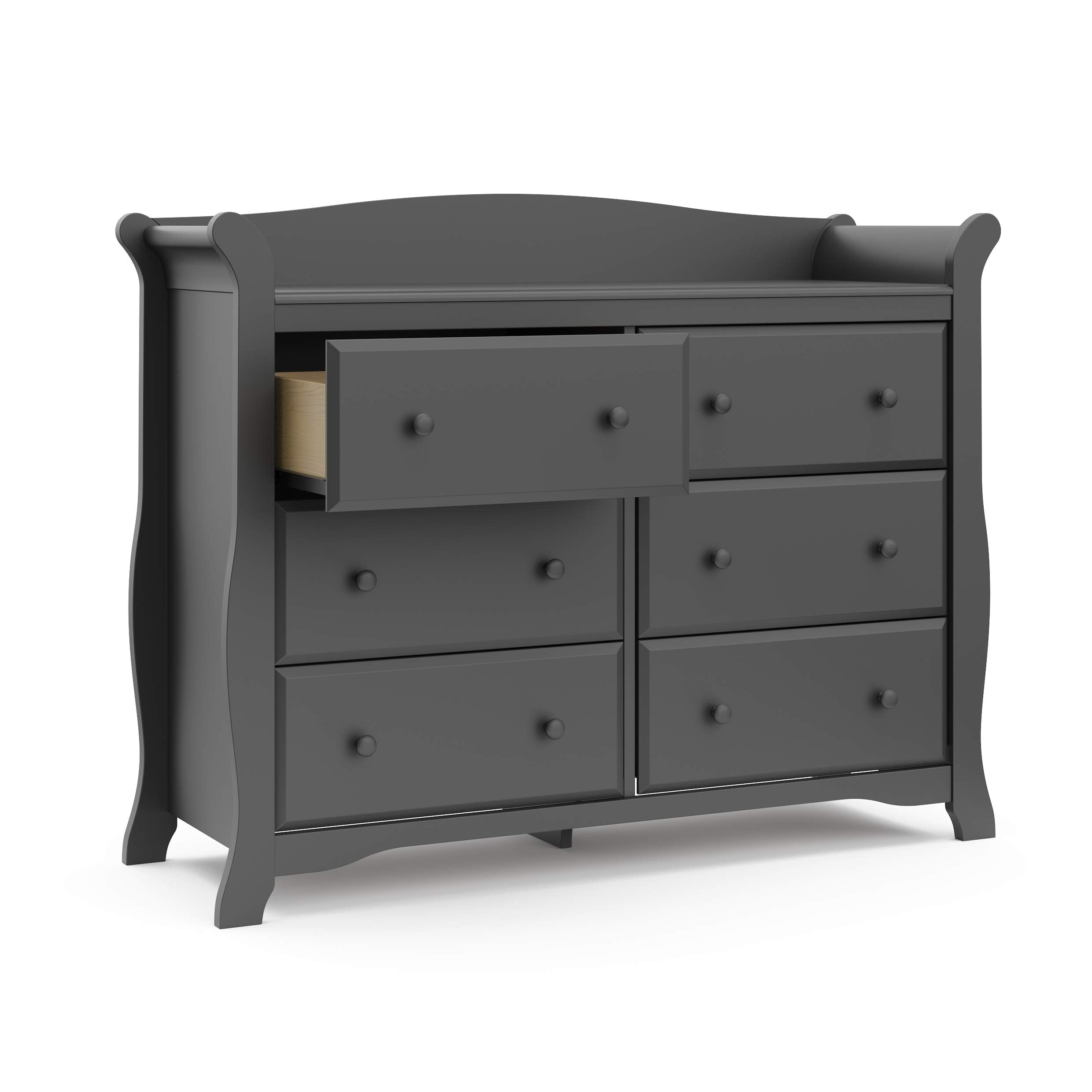 Avalon 6-Drawer Double Dresser Gray