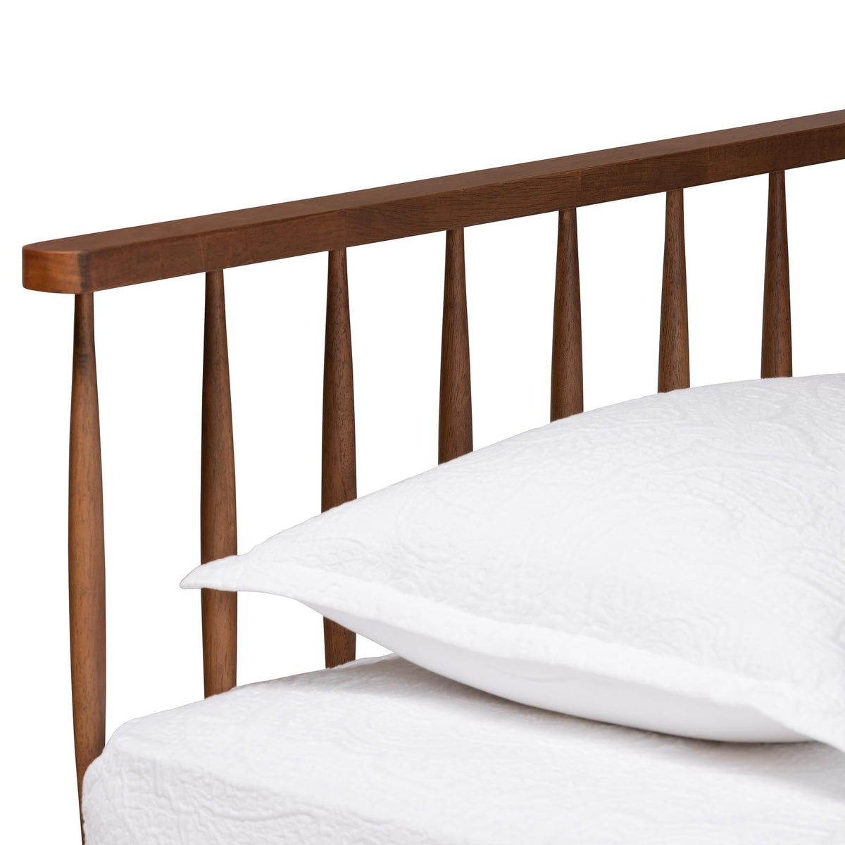 Mid-Century Modern Ash Walnut Twin Daybed