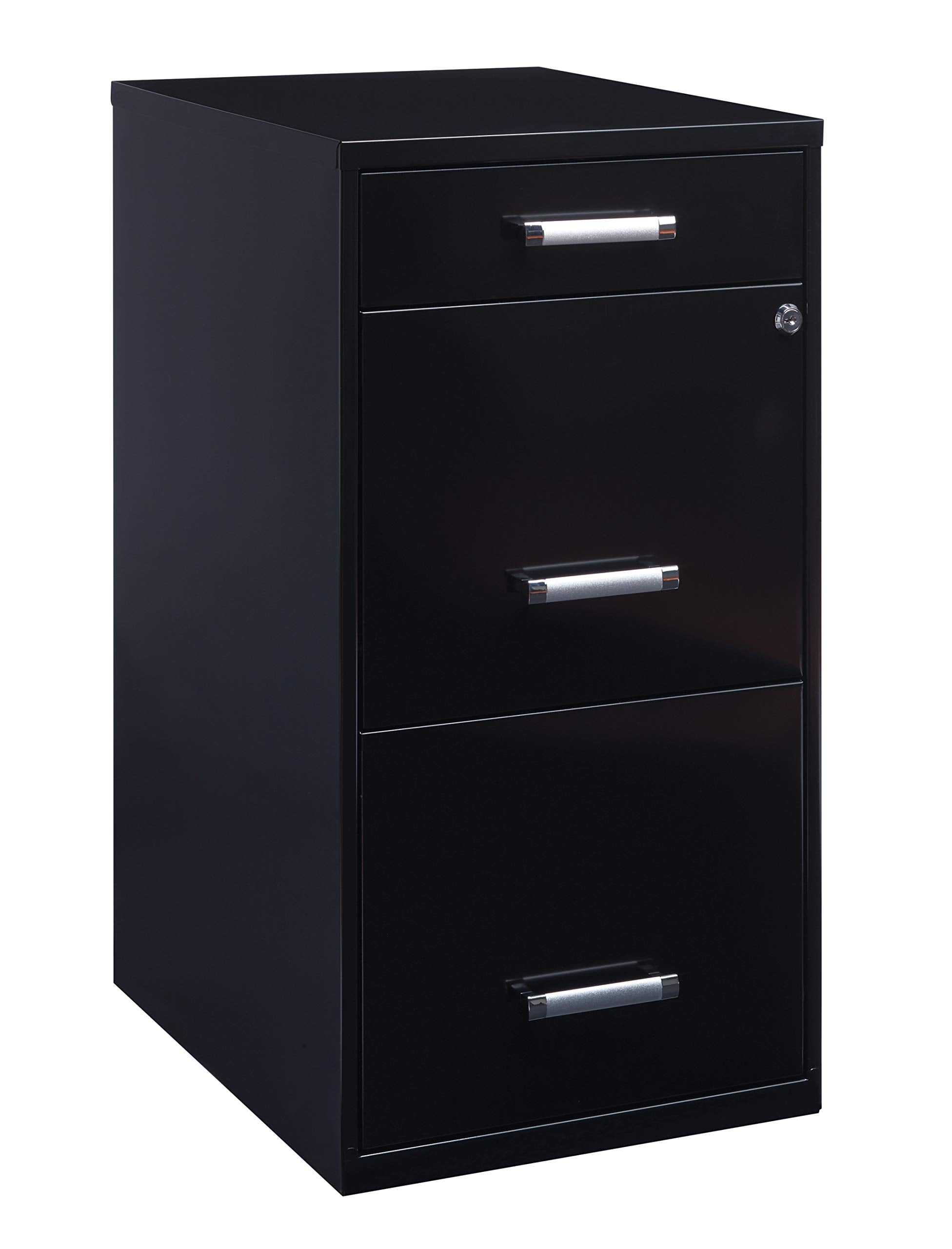 3-Drawer Metal File Cabinet with Lock