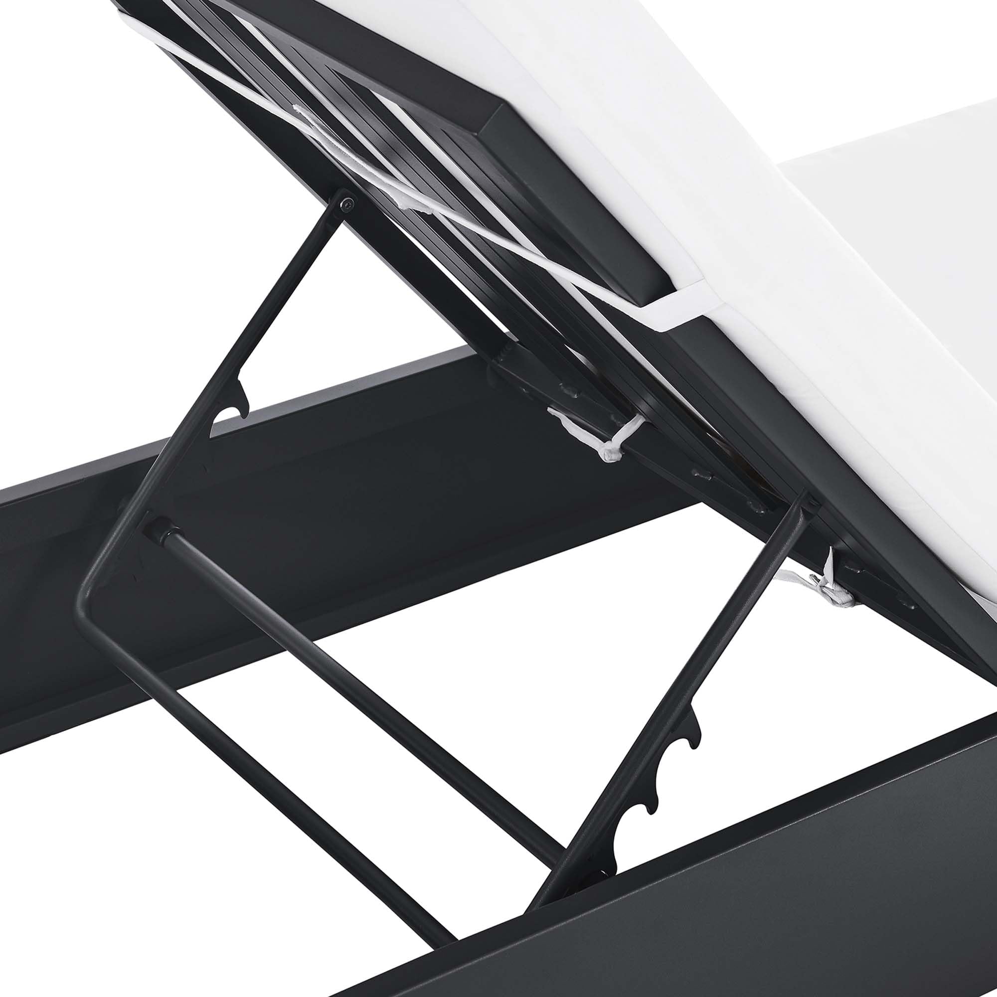 Aluminum Outdoor Chaise Lounge with Weather-Resistant Cushions