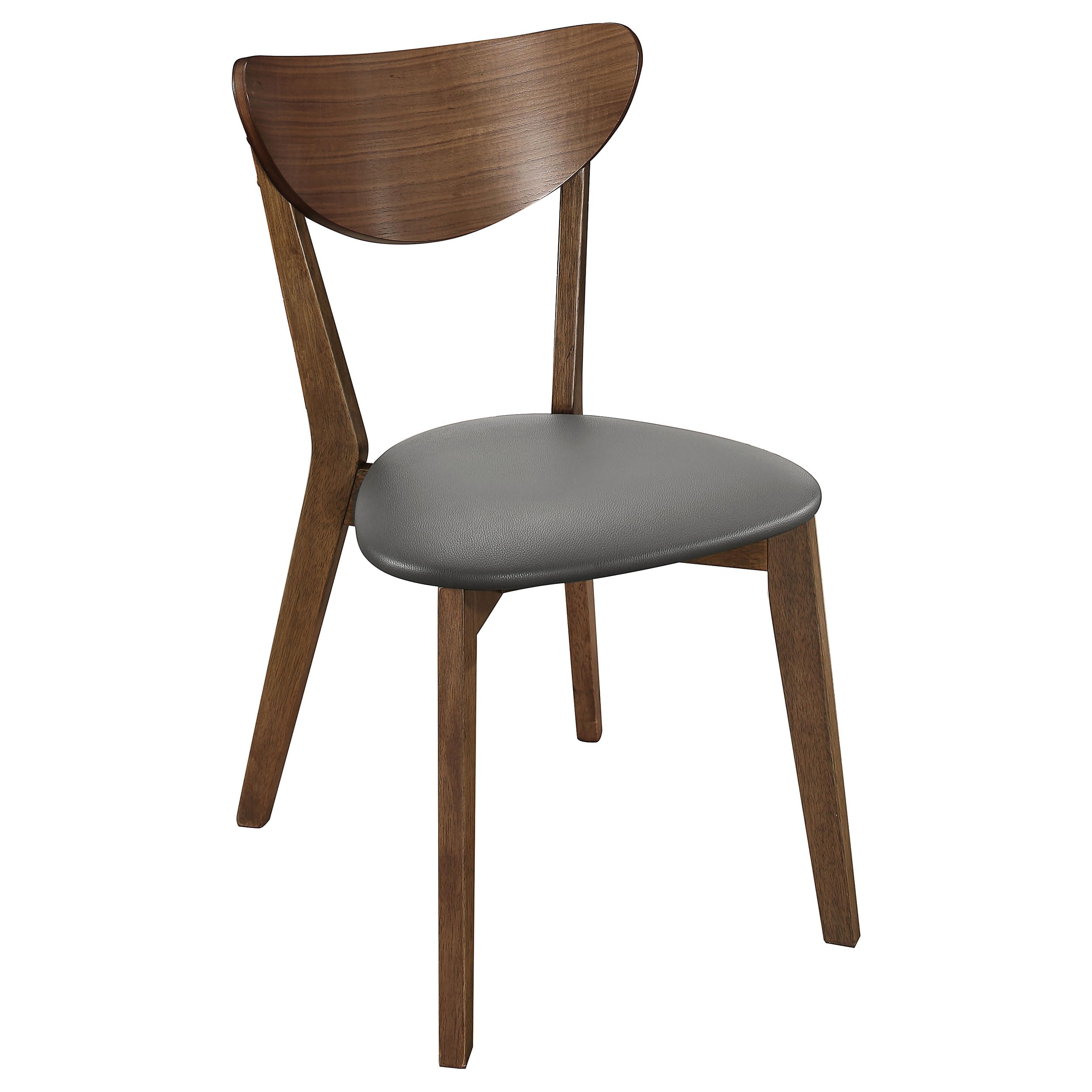 2-Piece Home Office Desk and Chair Set - Walnut