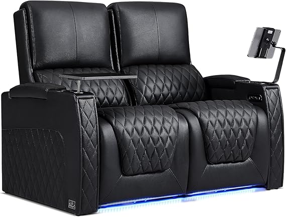 Zero Gravity Home Theater Recliner Sofa Row of 3