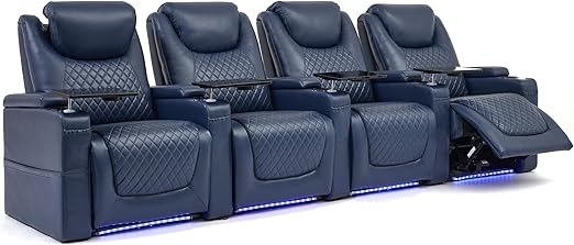 Home Theater Seating with LED Lighting
