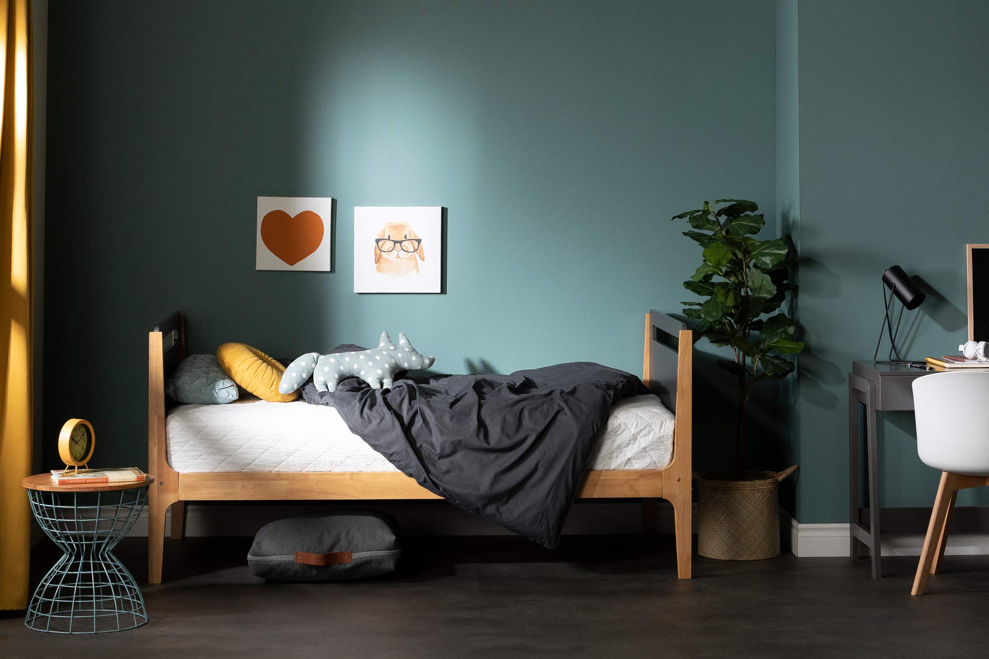 Bebble Twin Bunk Bed with Angled Ladder