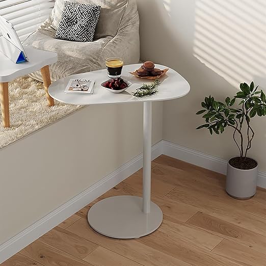 C-Shaped Metal Side Table