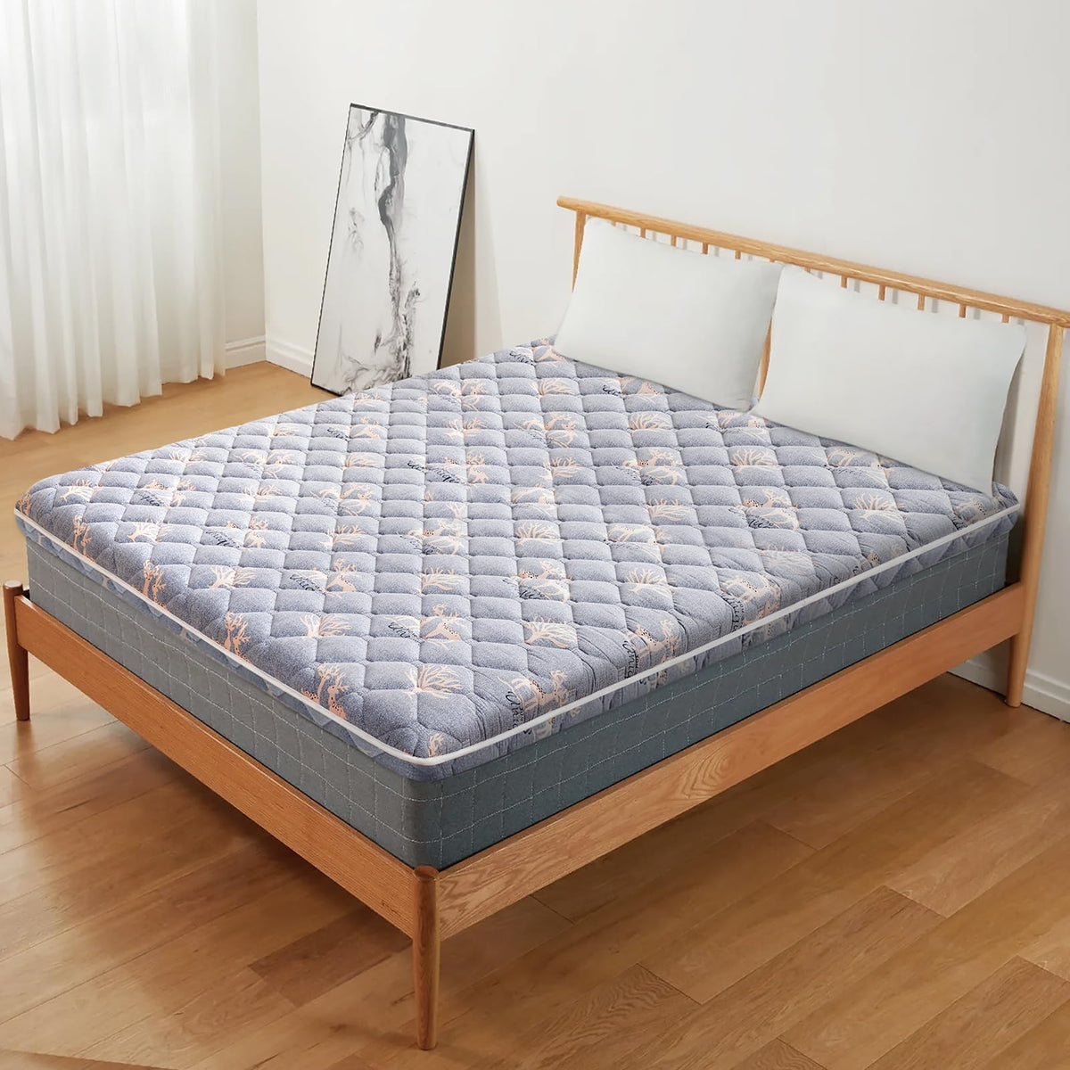 Premium Foam Queen Mattress Topper 3-Inch 9-Layer