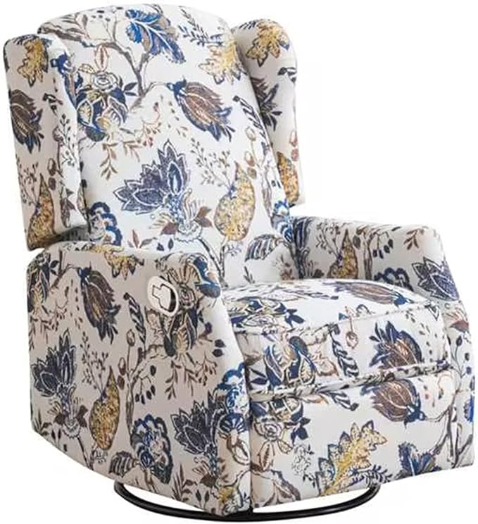 Swivel Wingback Rocking Recliner Chair Set of 2