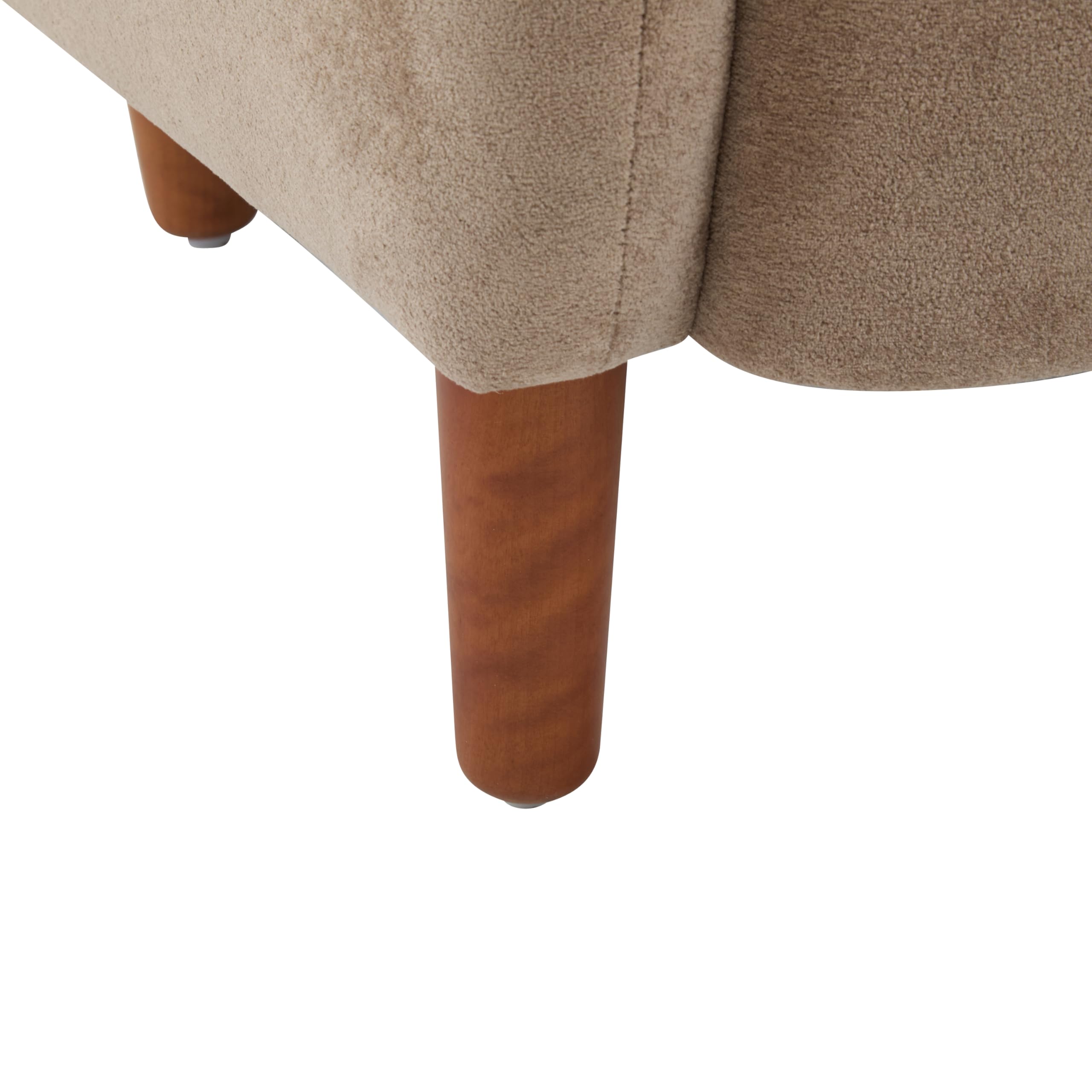 Velvet Wingback Club Chair