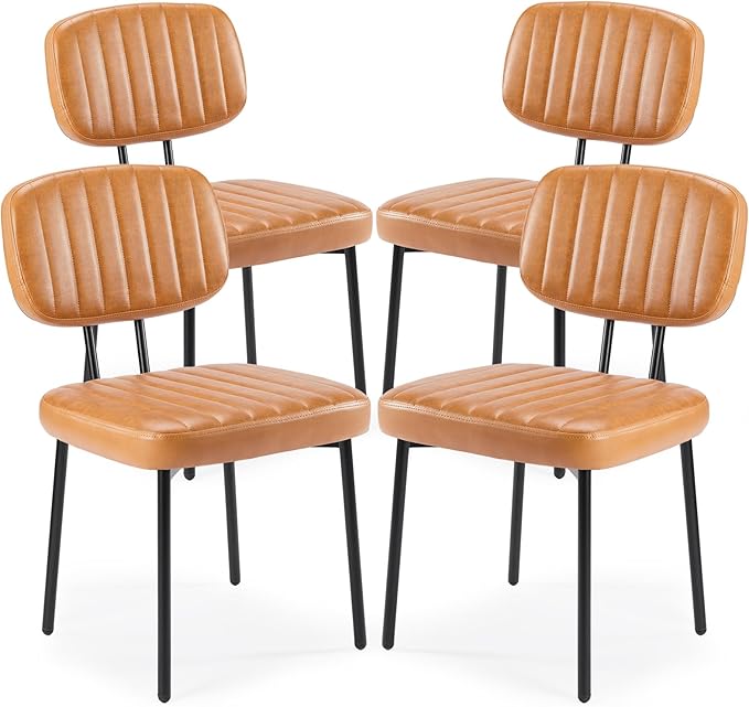 Mid-Century Modern Dining Chairs Set of 4