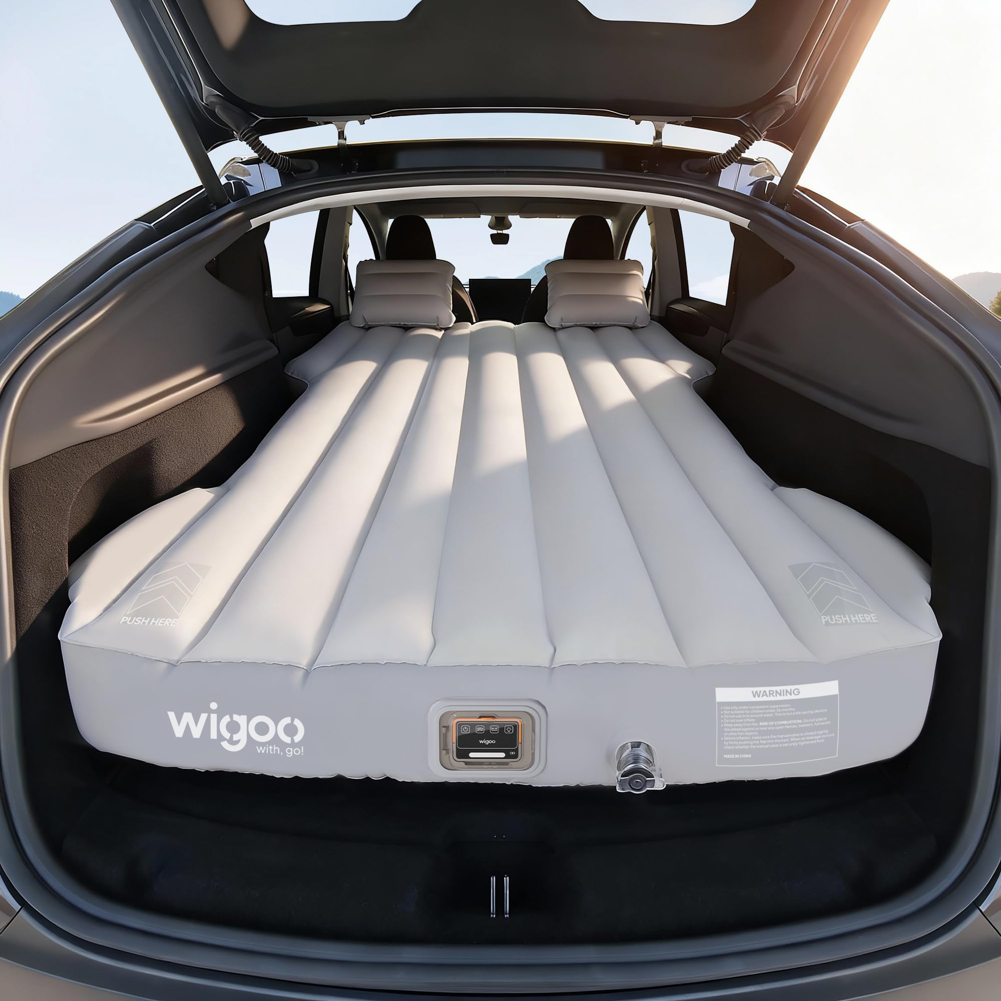 Air Mattress for Tesla Model Y Self-Inflating with Built-in Pump