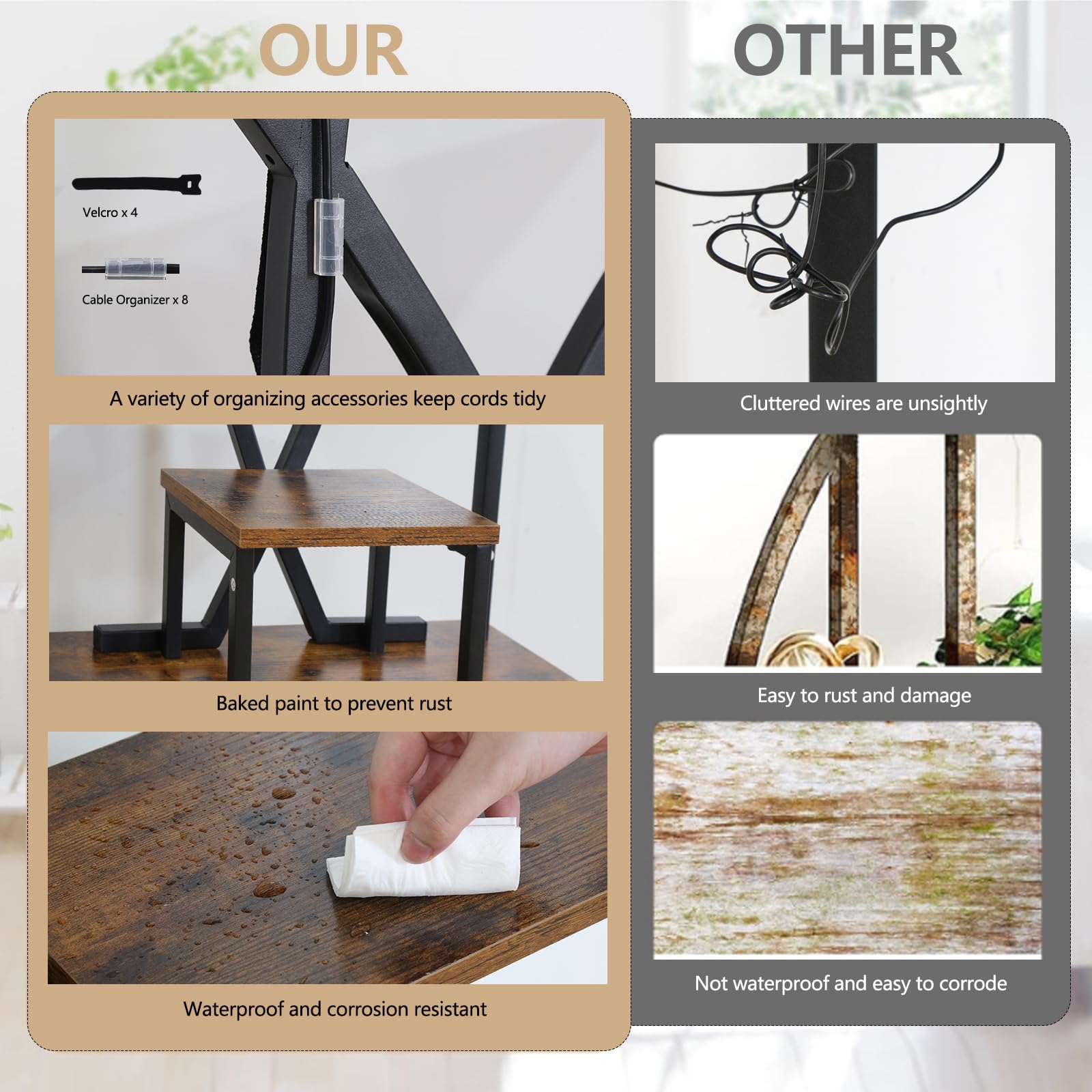 9-Tier Plant Stand with Grow Light