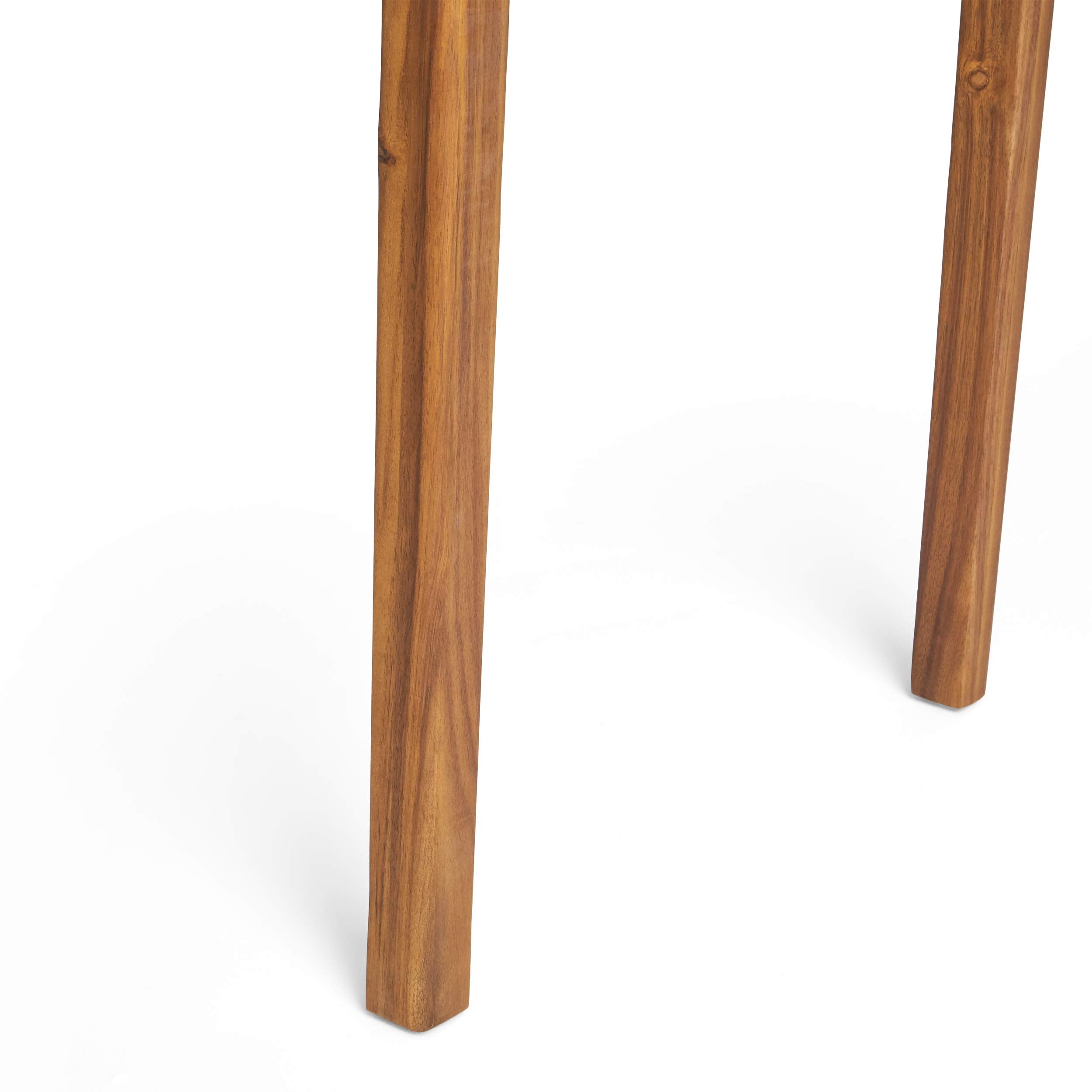 Outdoor Acacia Wood Bar Table Teak Finish