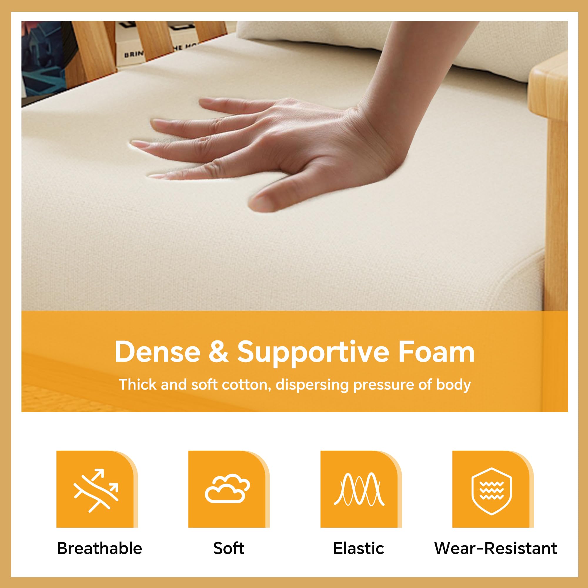 Mid-Century Modern Accent Chair with Armrests