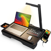 Lap Desk with LED Light and Cushion for 17" Laptops