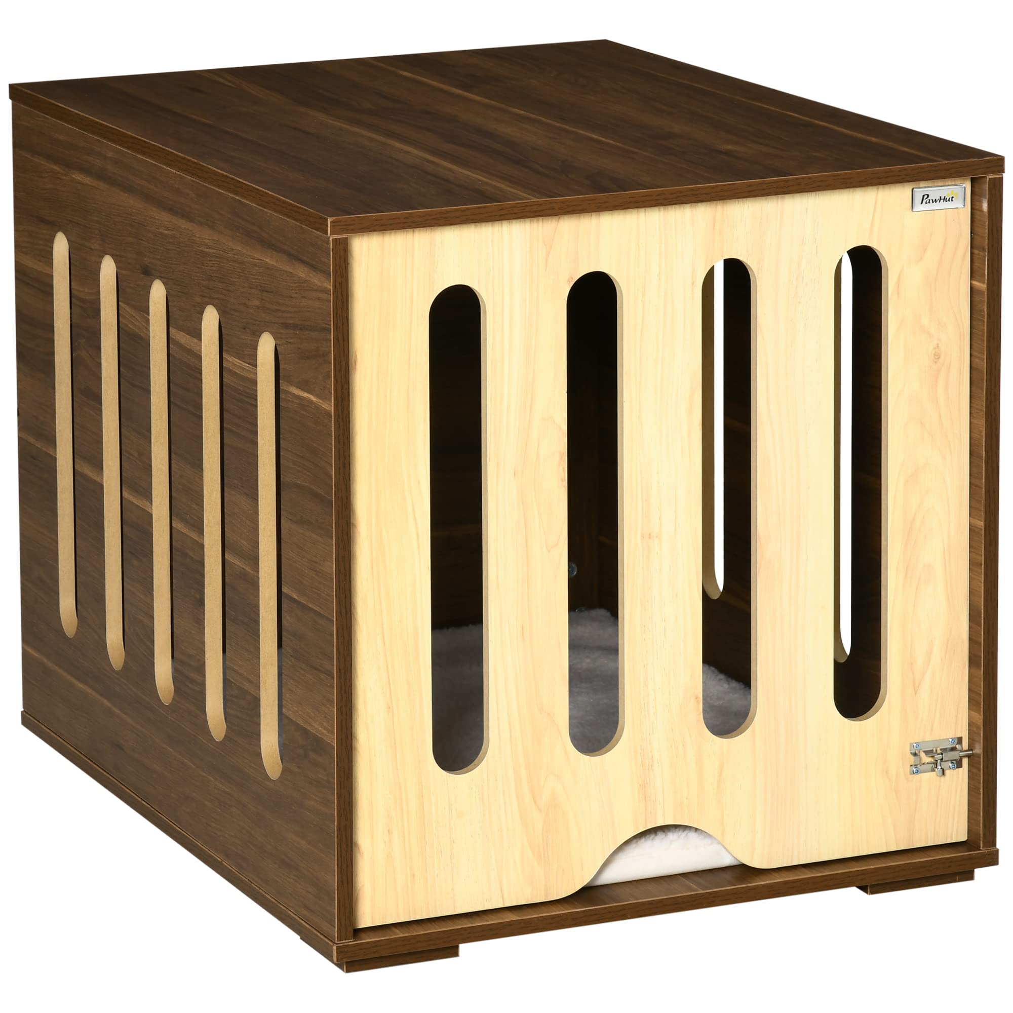 Furniture Style Dog Crate End Table with Cushion