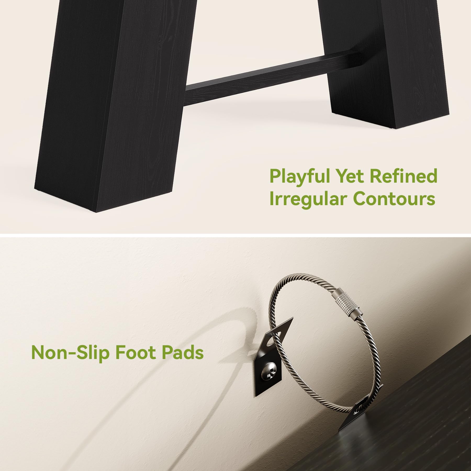 Console Table 70.8 Inch Long Black