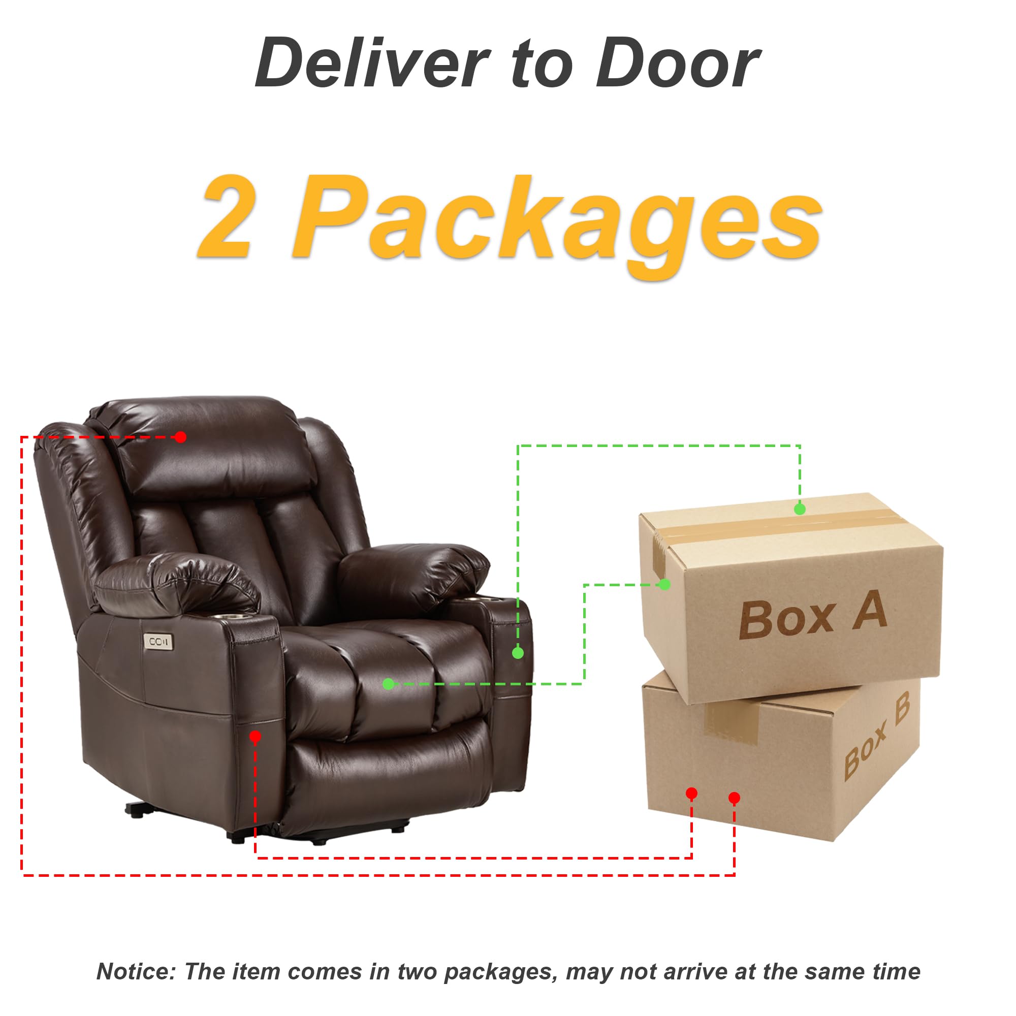 Power Lift Recliner with Massage and Heat