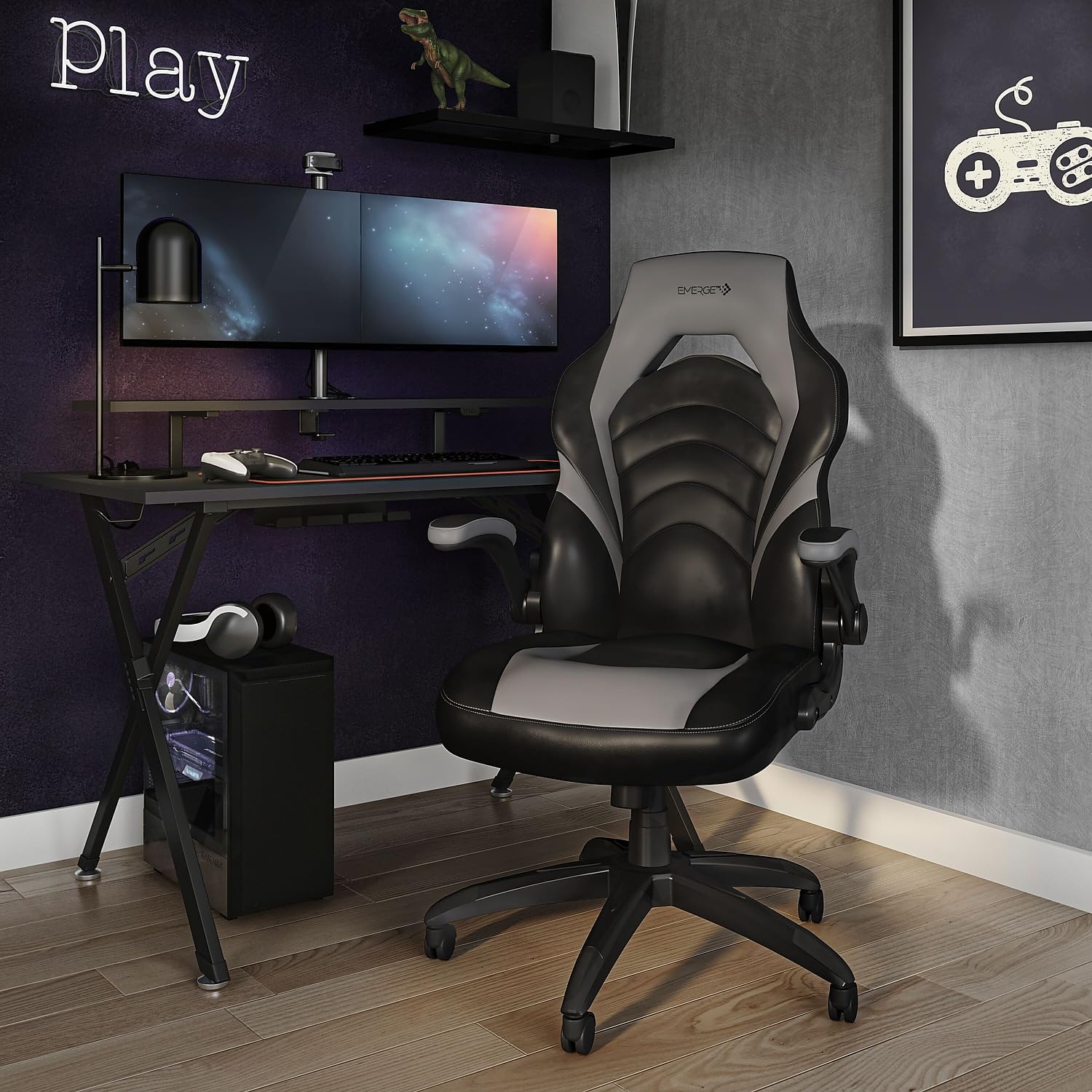 Ergonomic Gaming Chair with Lumbar Support