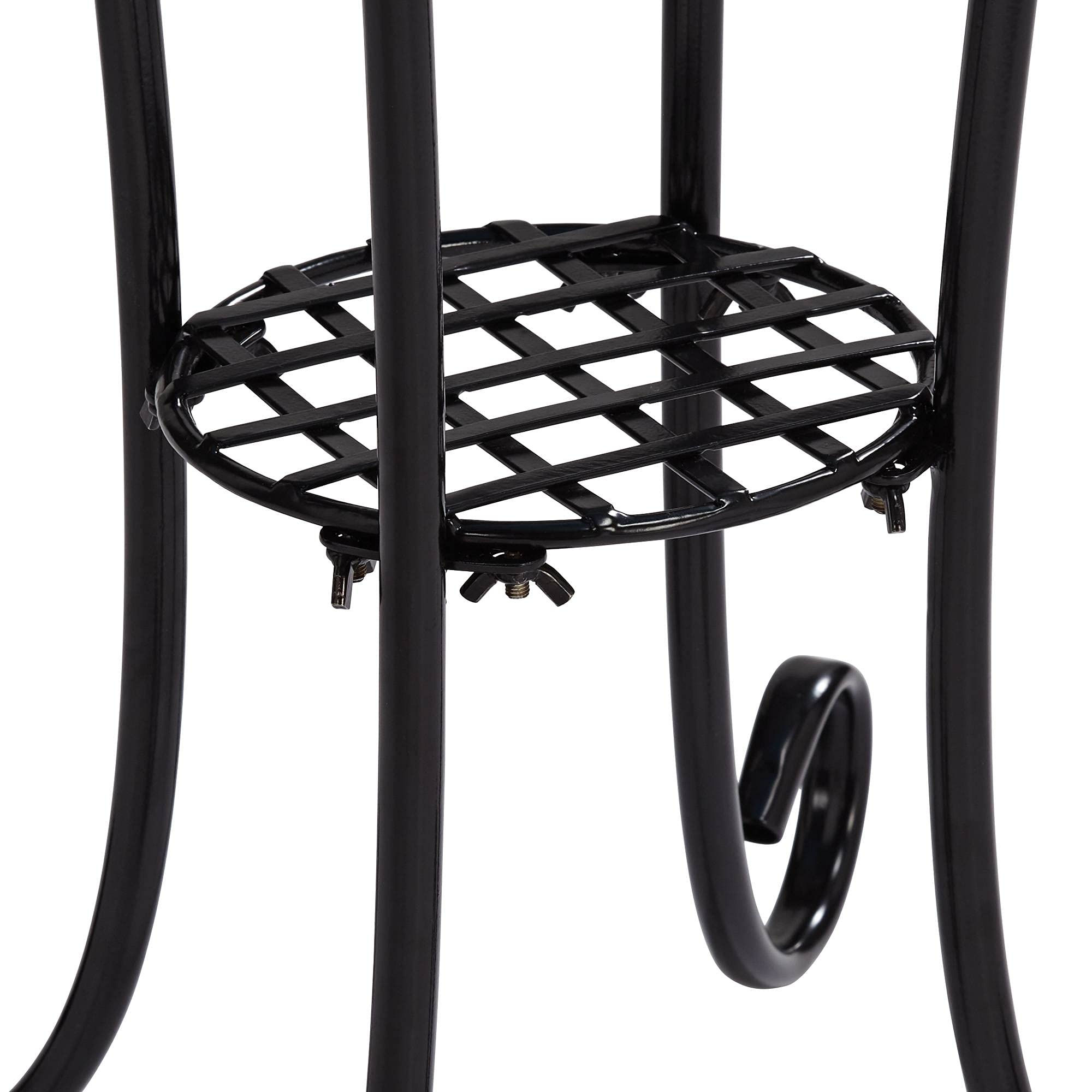 Sunburst Mosaic Outdoor Accent Tables Set of 2