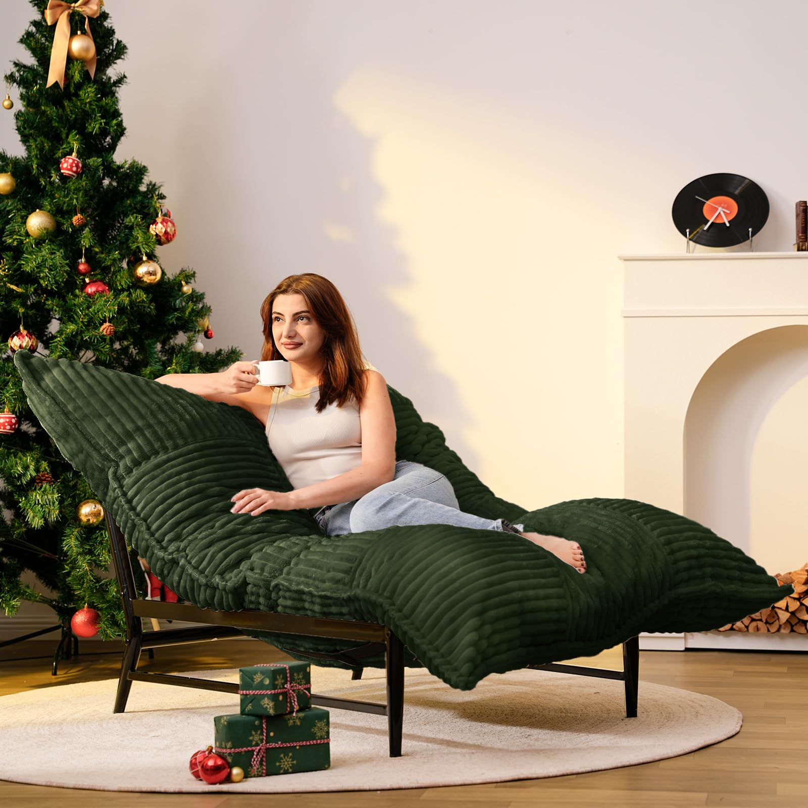 Oversized 4-in-1 Convertible Lounge Chair