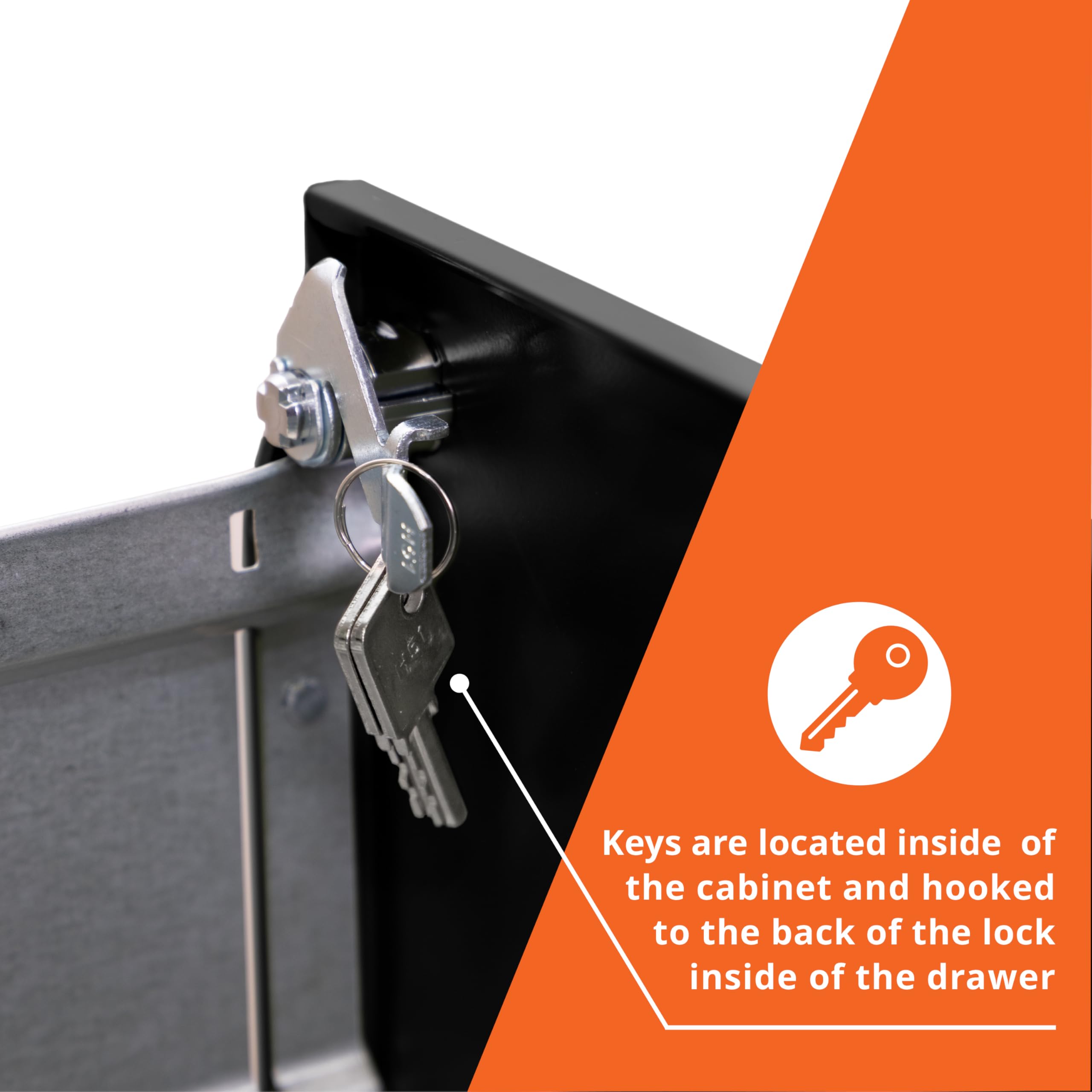 3-Drawer Mobile File Cabinet