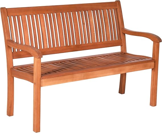 Outdoor Wood Garden Bench 50"W