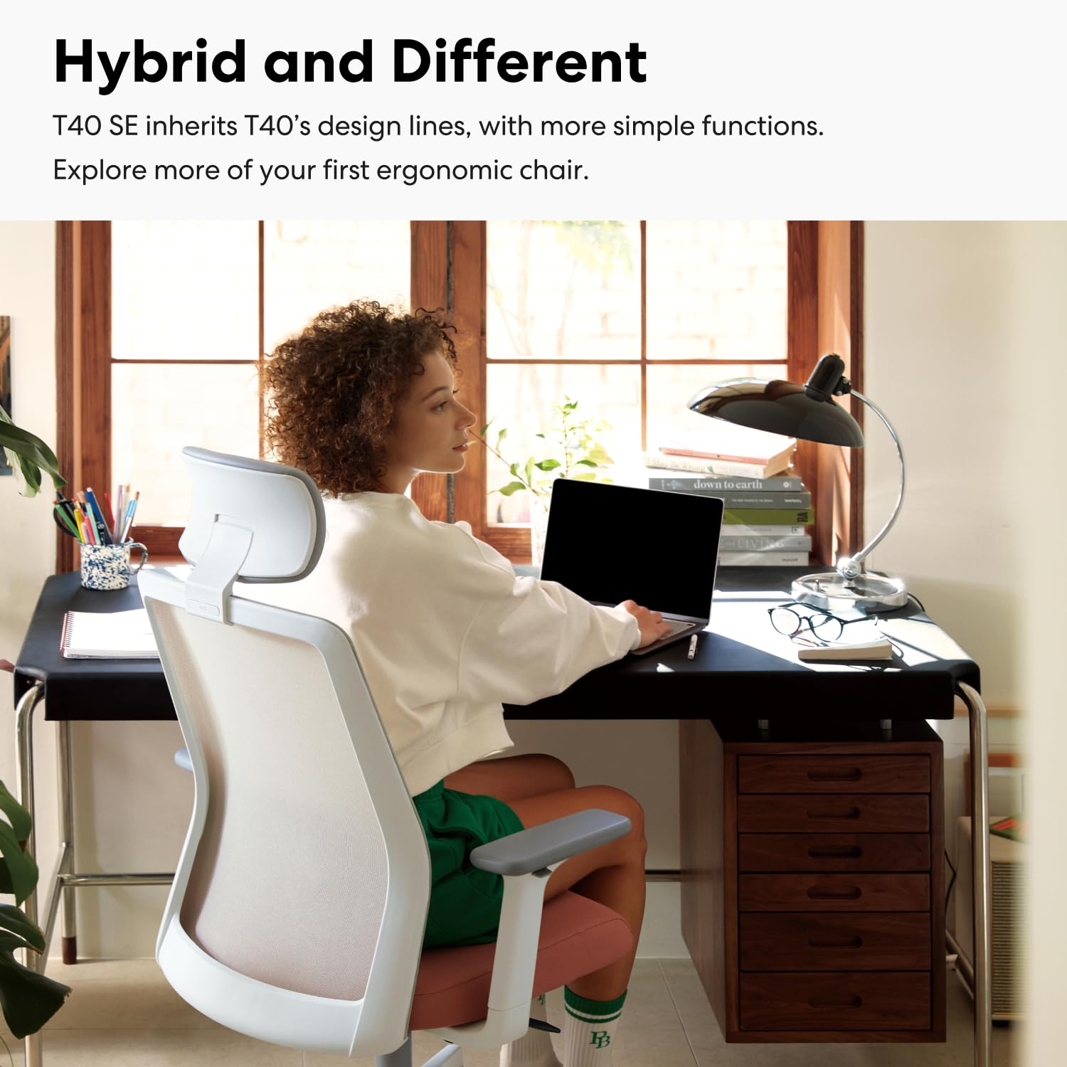 Ergonomic Office Chair with Headrest and 3D Armrests