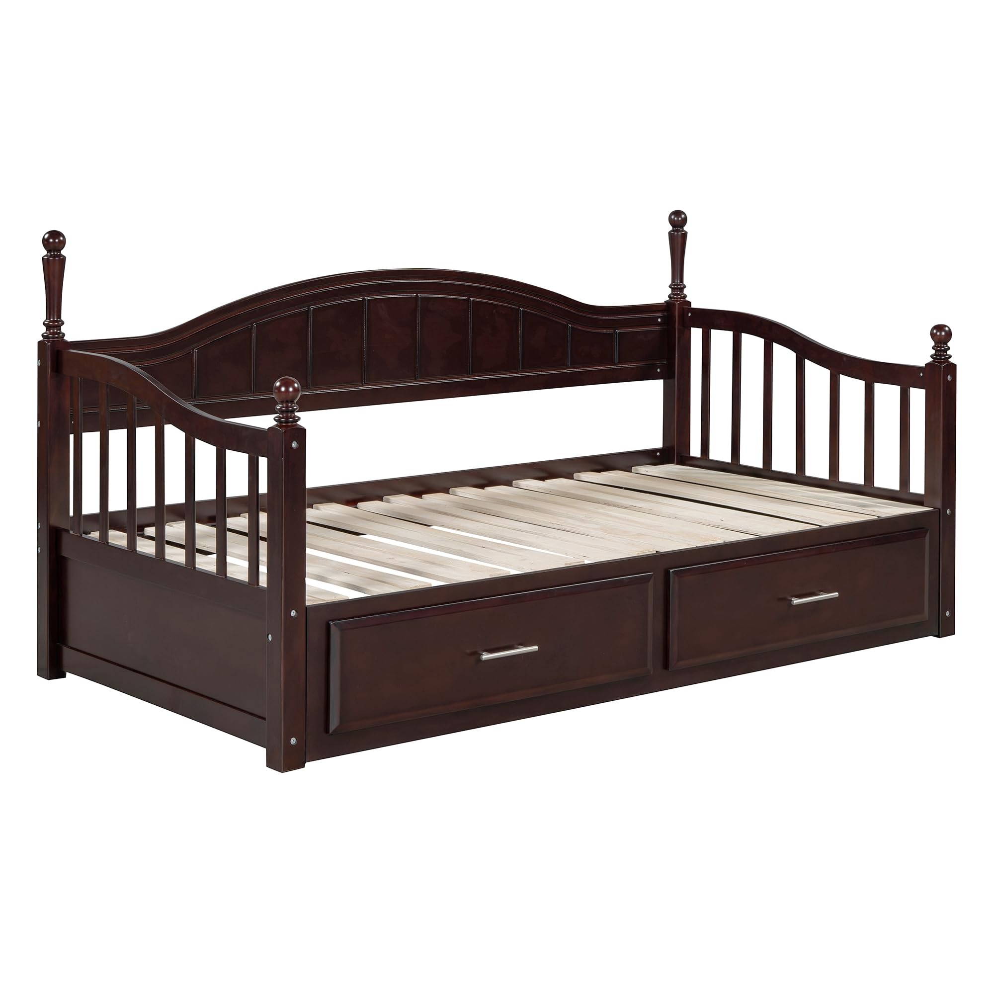 Twin to King Daybed with Storage Drawers and Trundle