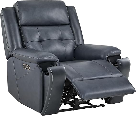 Power Recliner Chair with Headrest and USB Charging
