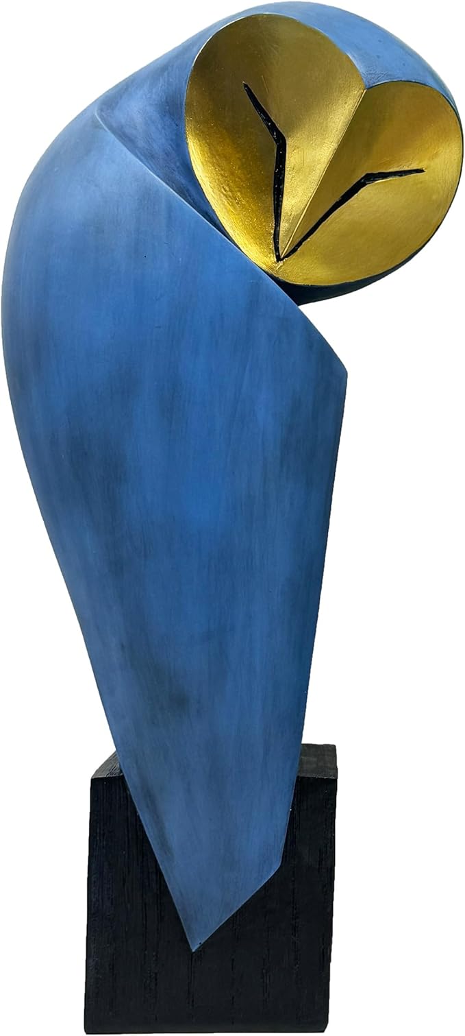 15 Inch Owl Statue for Home and Office Decor