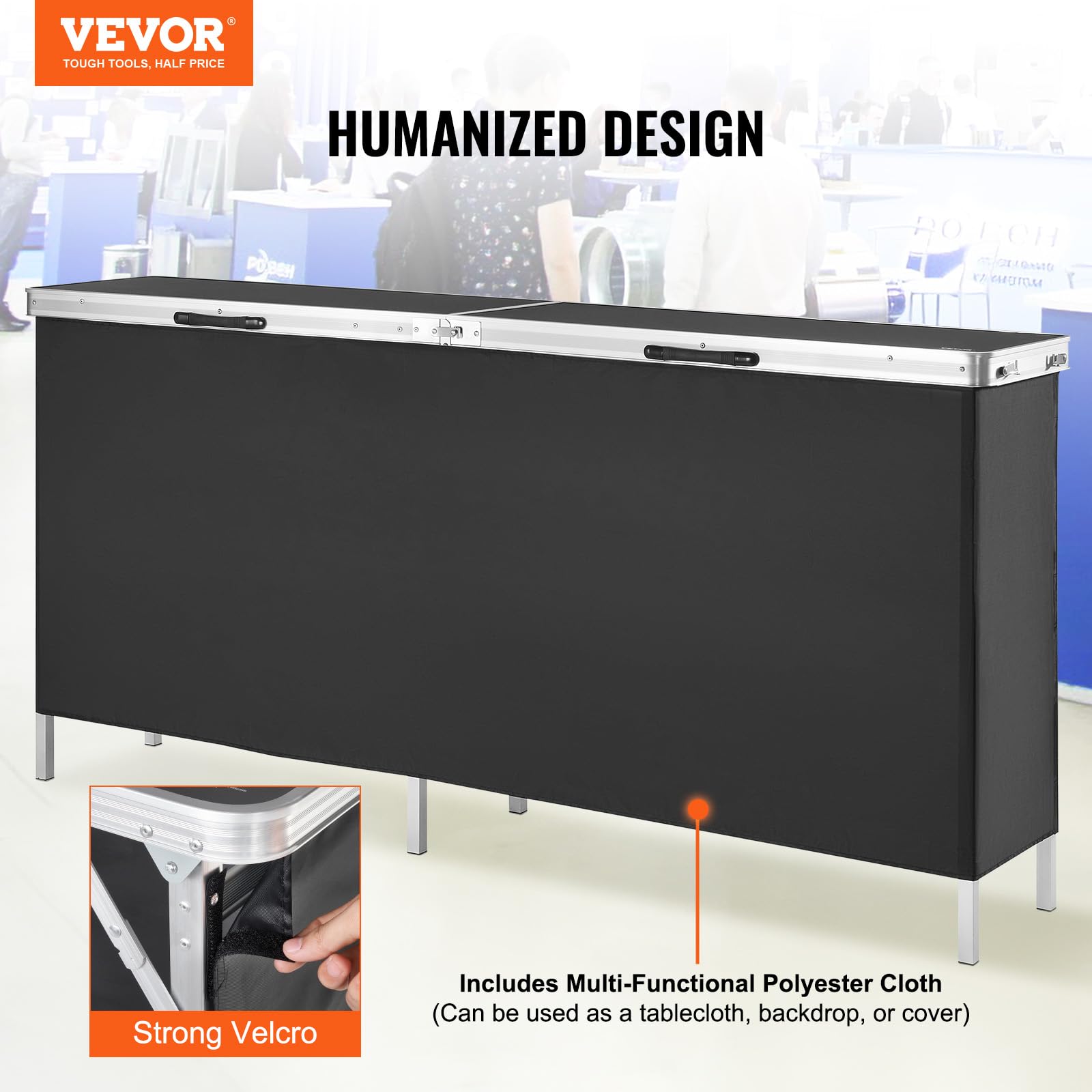 Folding Portable Trade Show Counter Table