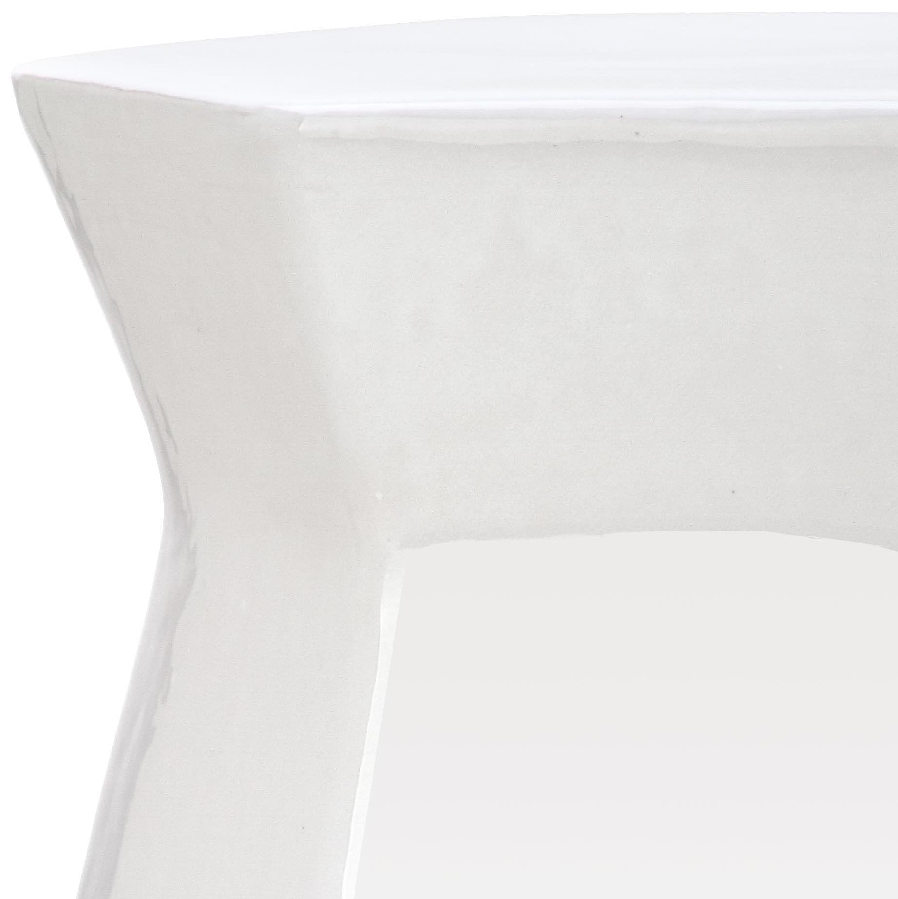 Modern Hexagon Ceramic Garden Stool