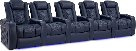 Tuscany Home Theater Seat - Power Recliner Row of 3