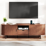 Mid-Century TV Stand with Power Outlet